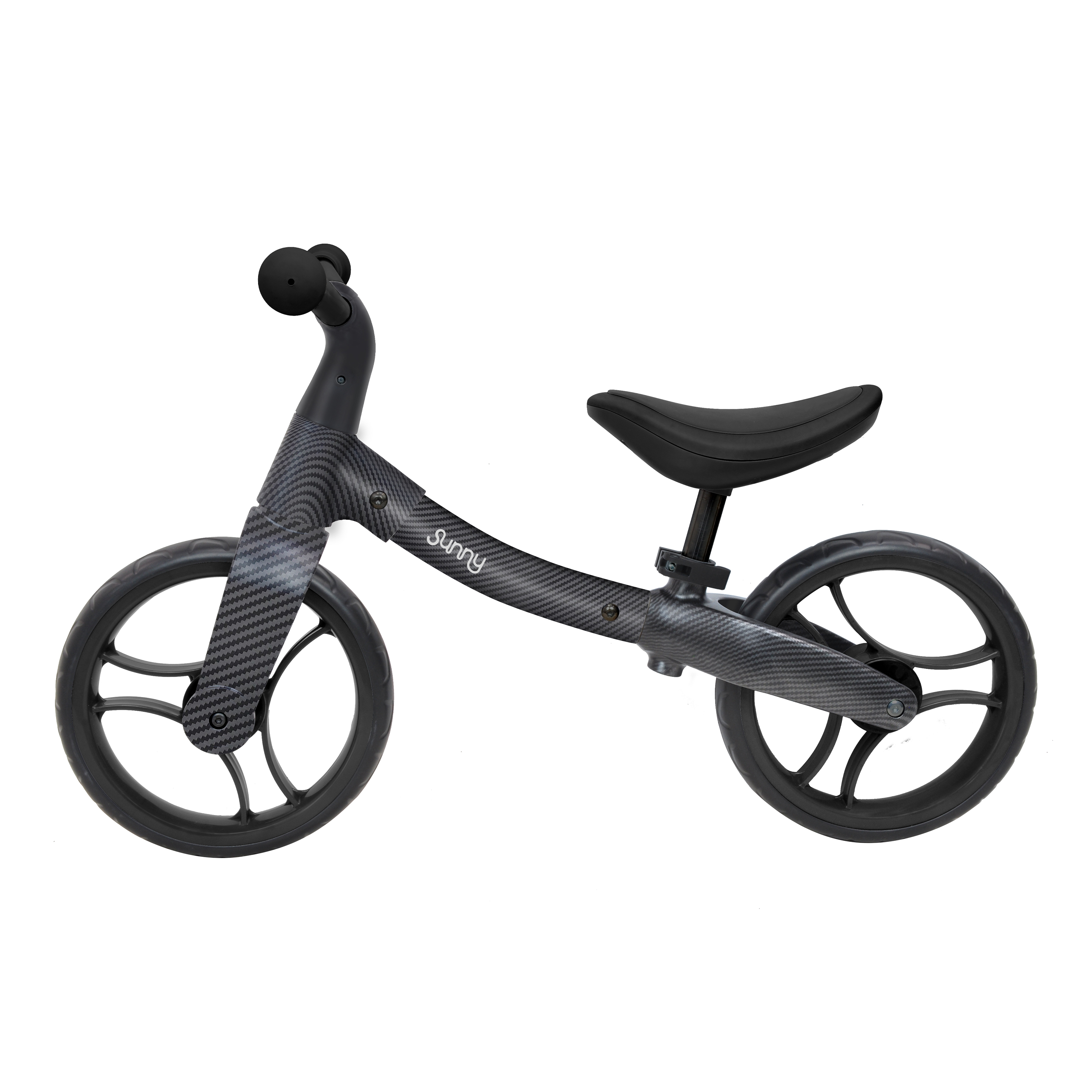 Sunny Balance Bike 3000 Laufrad aus Metall mit Carbon Fiber Look