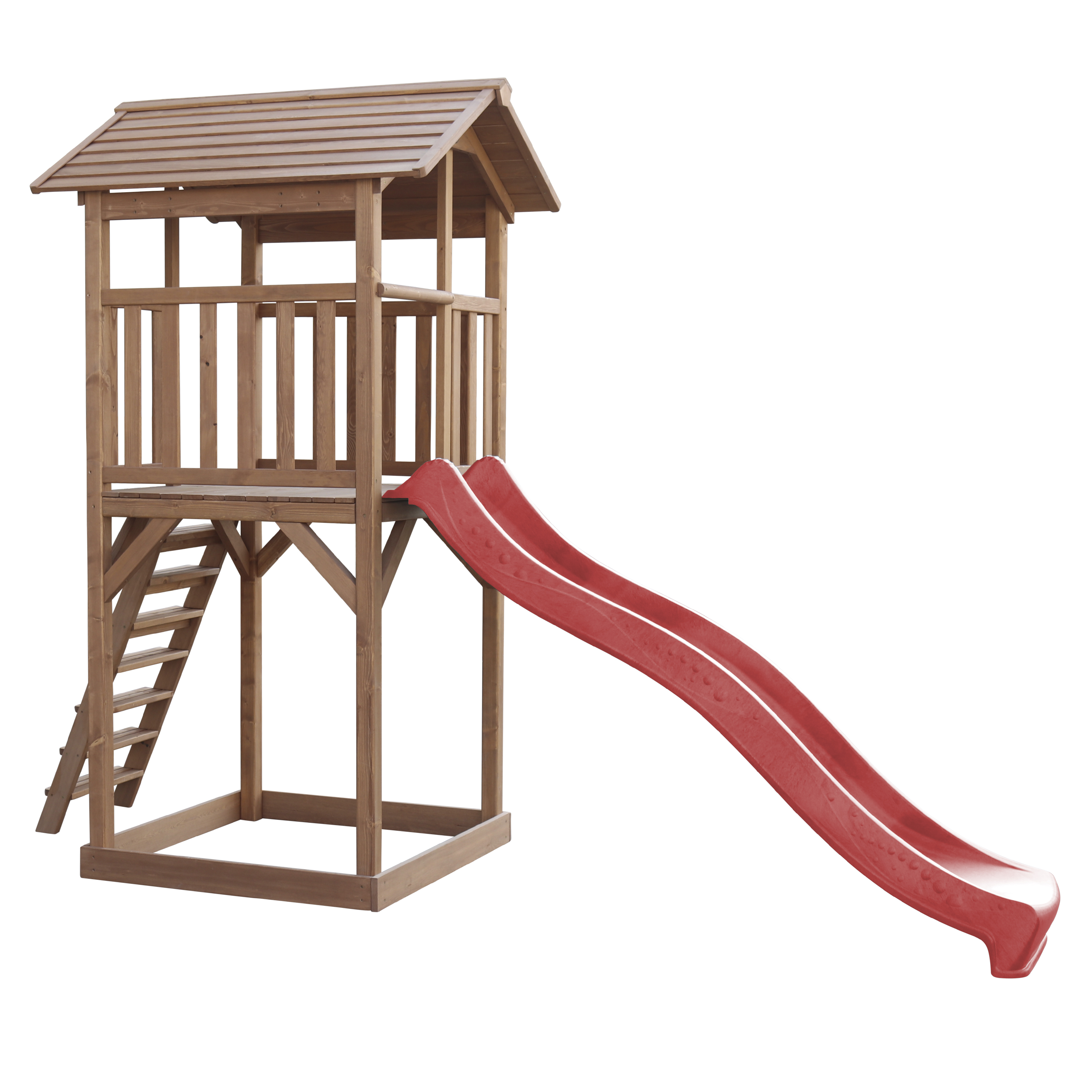 AXI Beach Tower Brown - Red Slide-8720365061509 AXI Beach Tower Brown - Red Slide