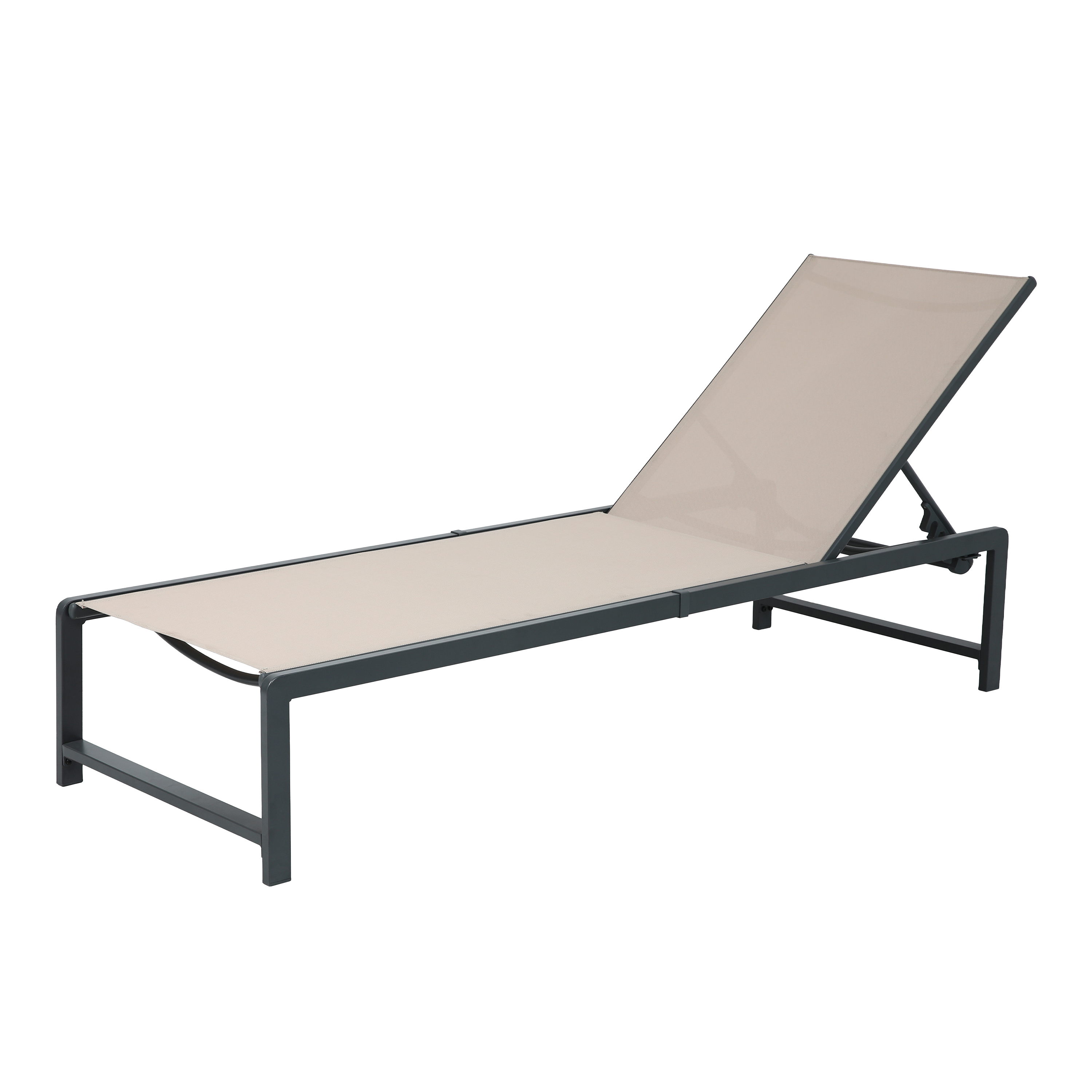 AXI Zane Sunbed Anthracite/Brown