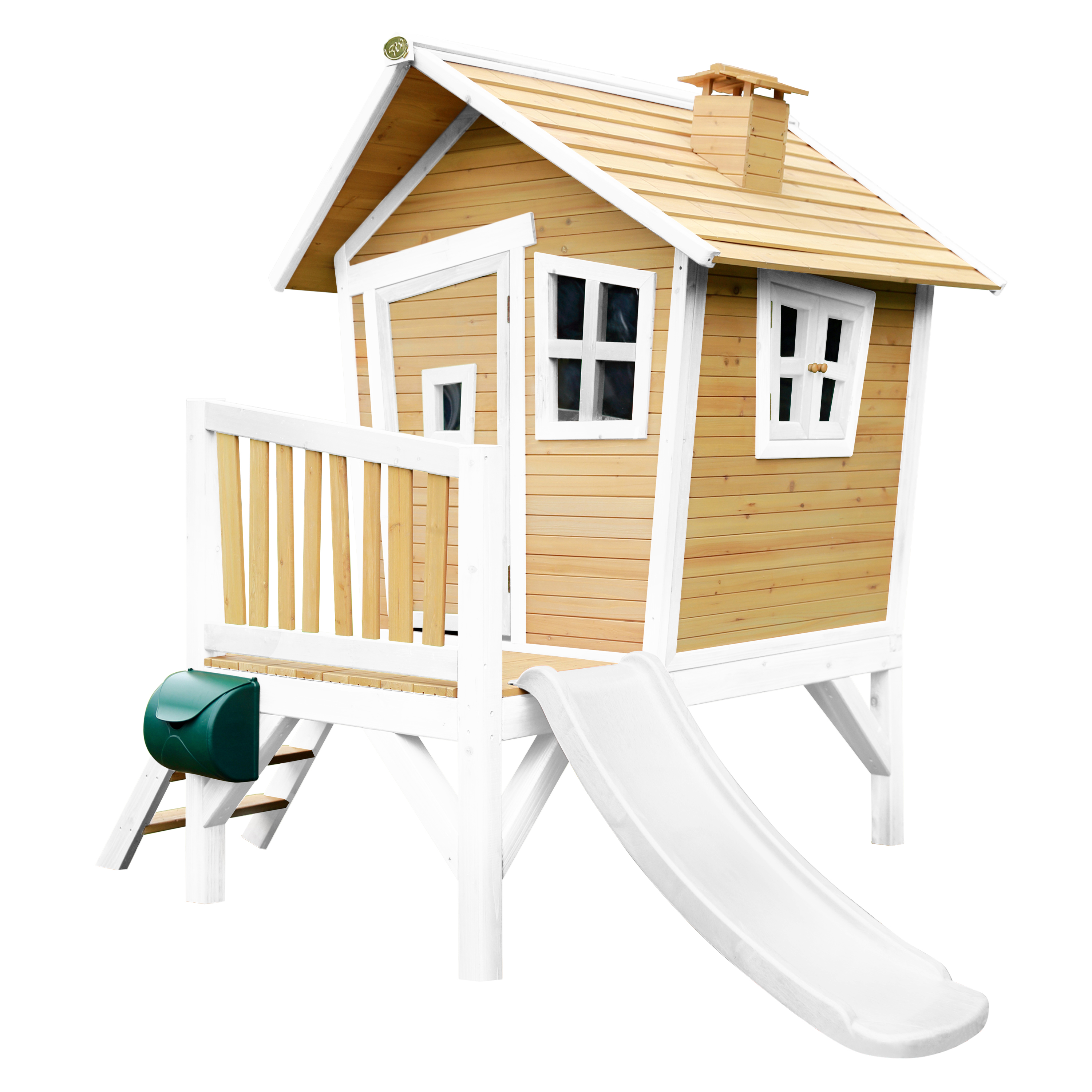AXI Robin Playhouse Brown/White - White Slide