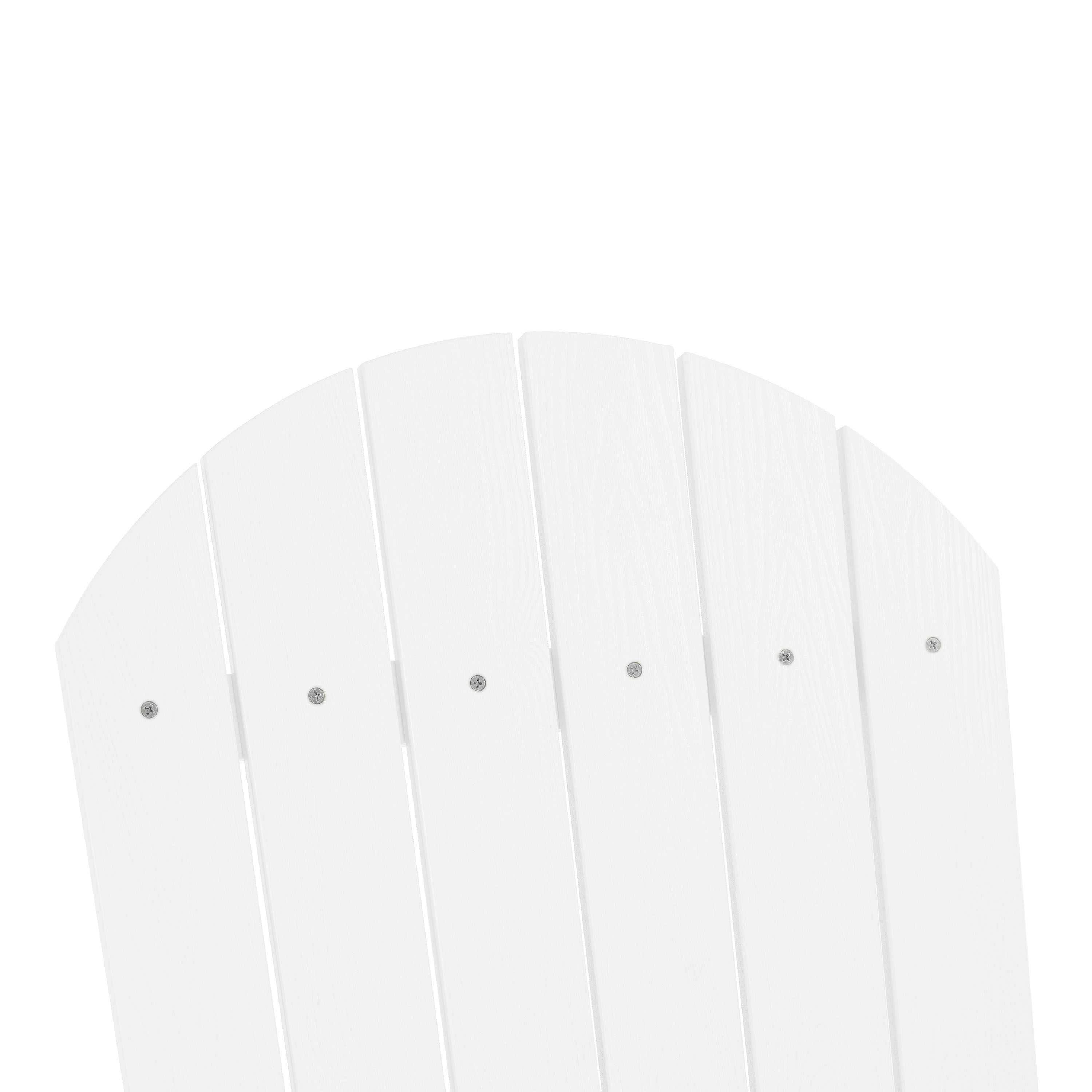 AXI Claire Folding Adirondack Chair Plastic White