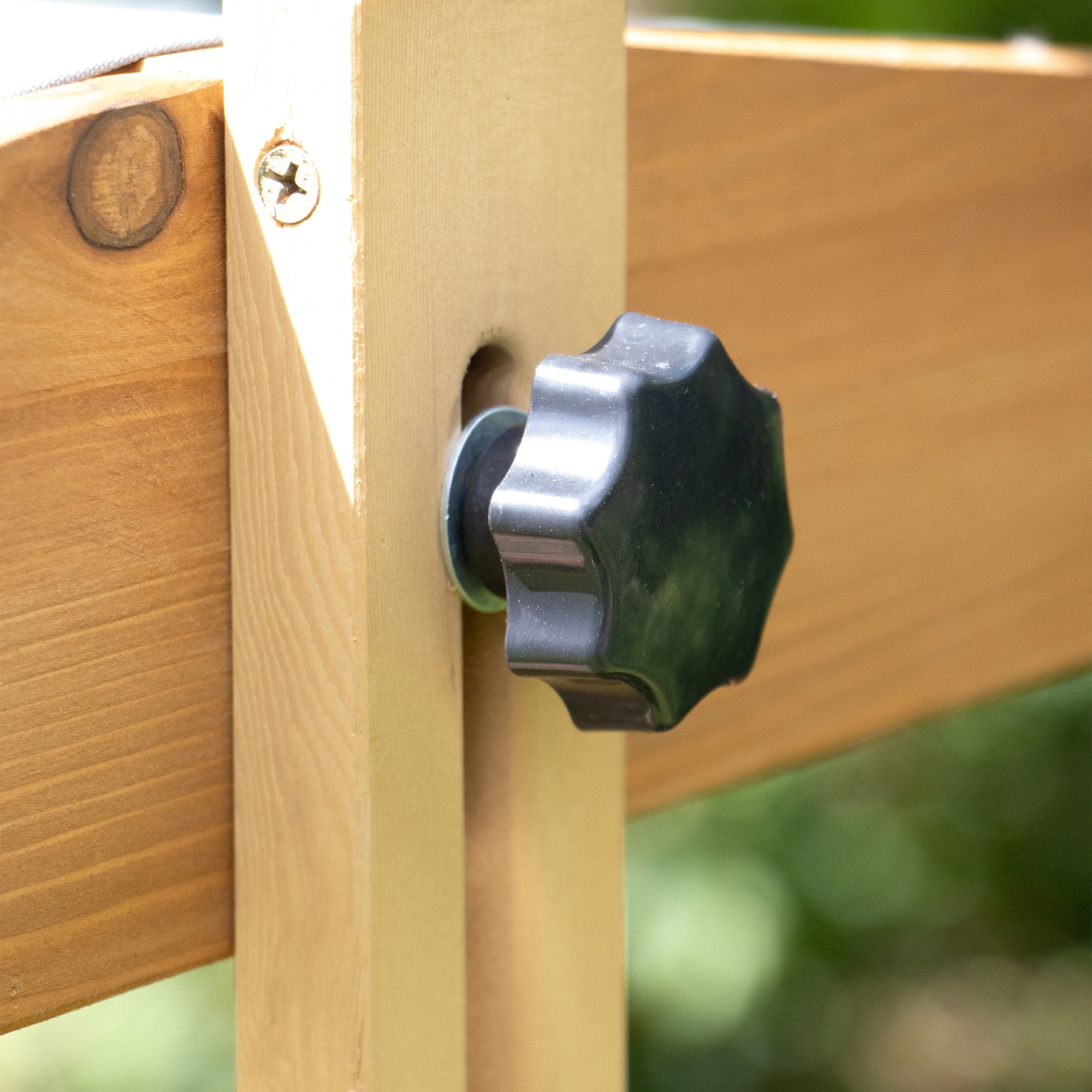 AXI Dora Boat Sandbox with Play Kitchen and Roof 160 x 100 cm Brown/Anthracite