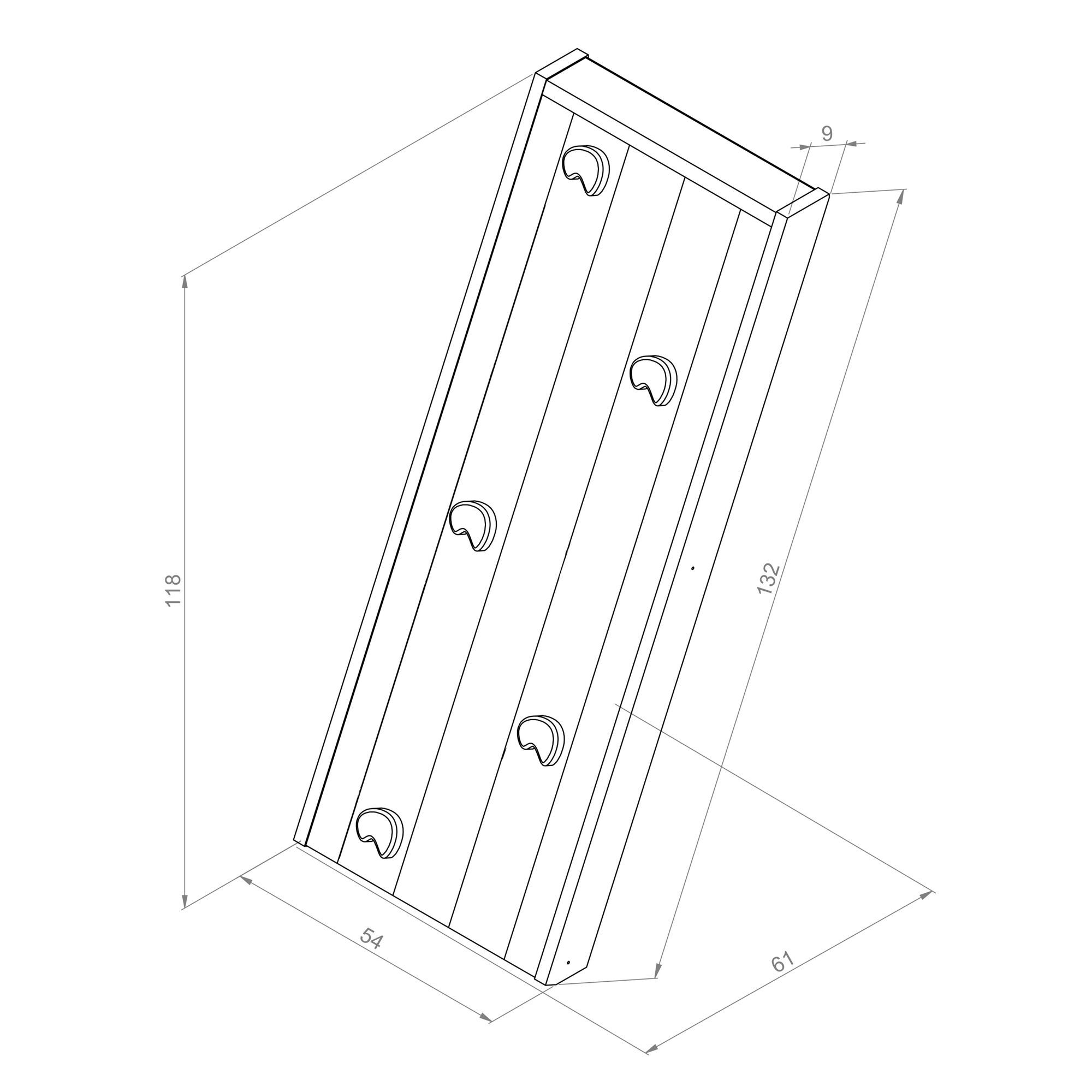 AXI Kletterwand Braun