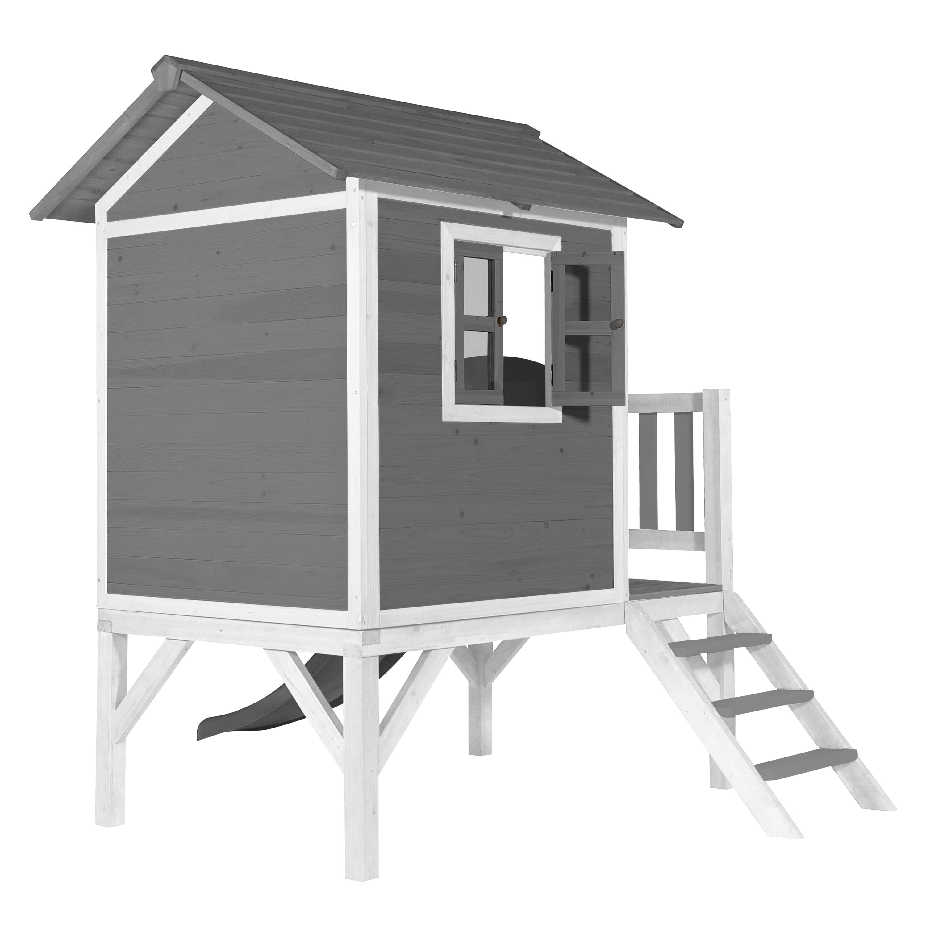 AXI Lodge XL Playhouse Cool Grey - Grey Slide