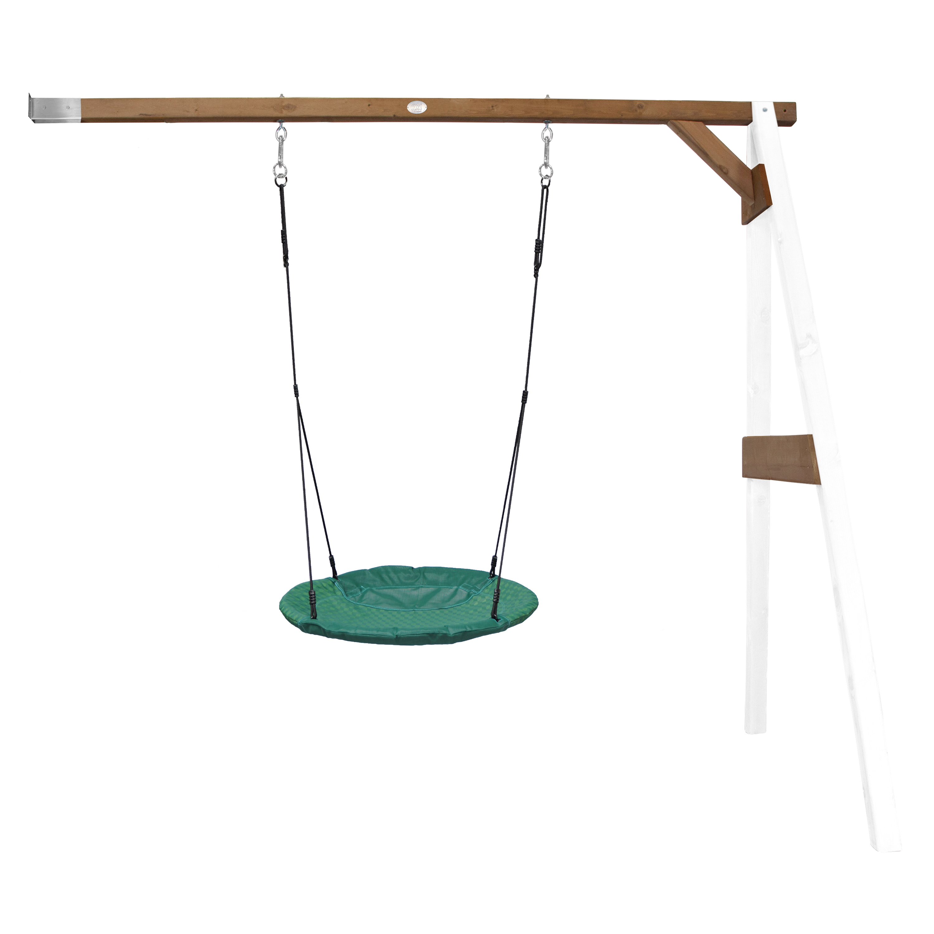 AXI Summer Attachable Nest Swing Set - White/Brown