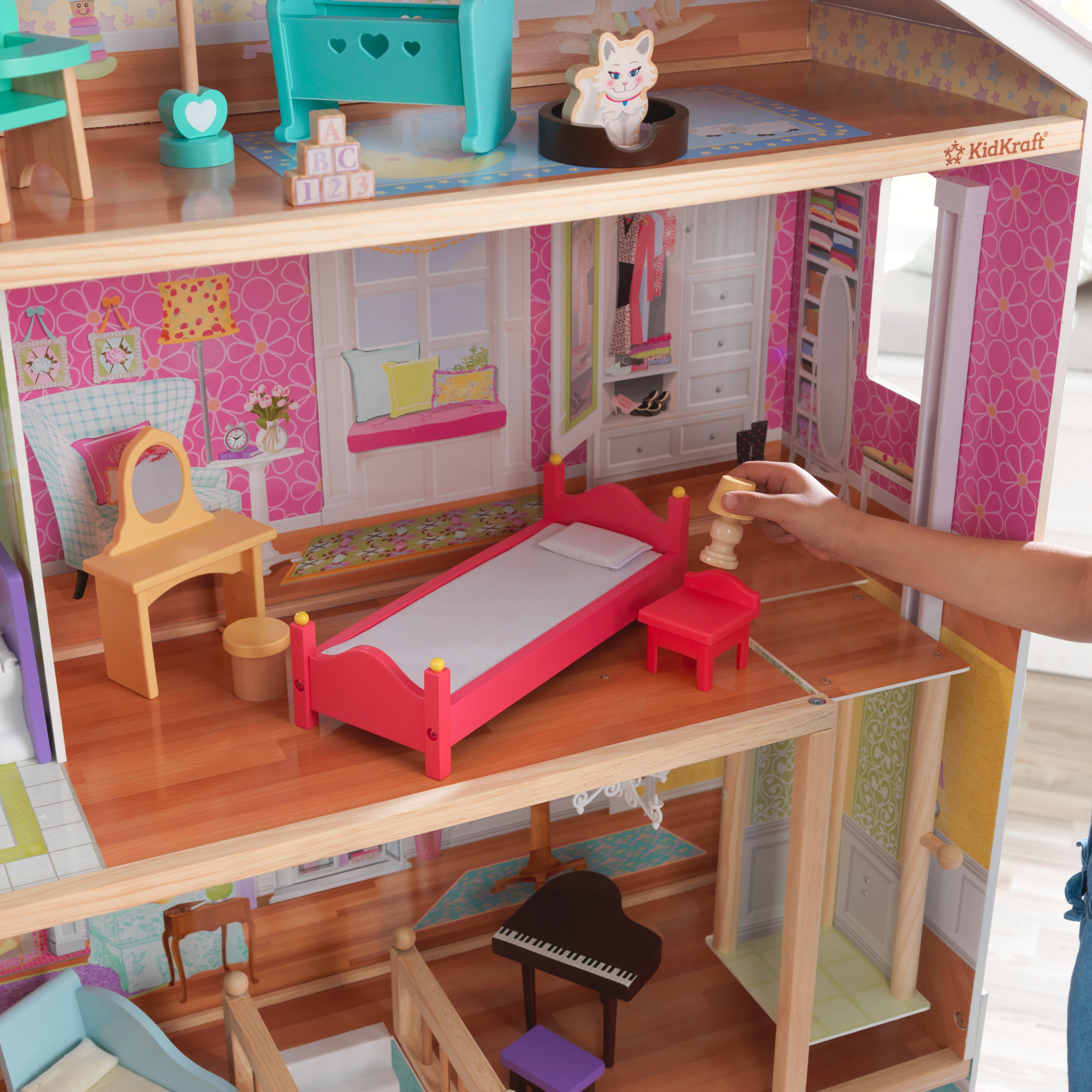 KidKraft Majestic Mansion Dollhouse-0706943652527 KidKraft Majestic Mansion Dollhouse