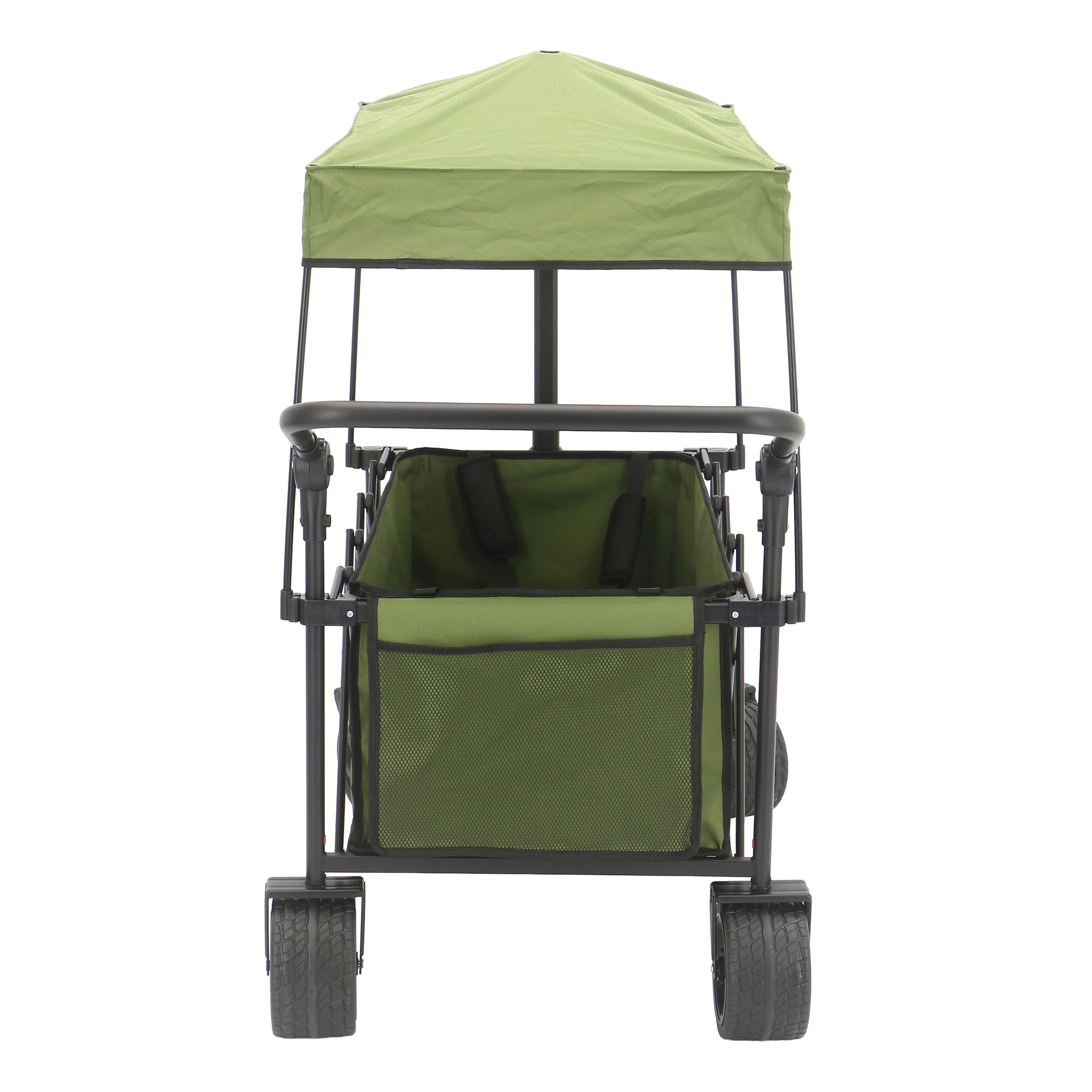 AXI SB221 Foldable Beach Wagon with roof - Green