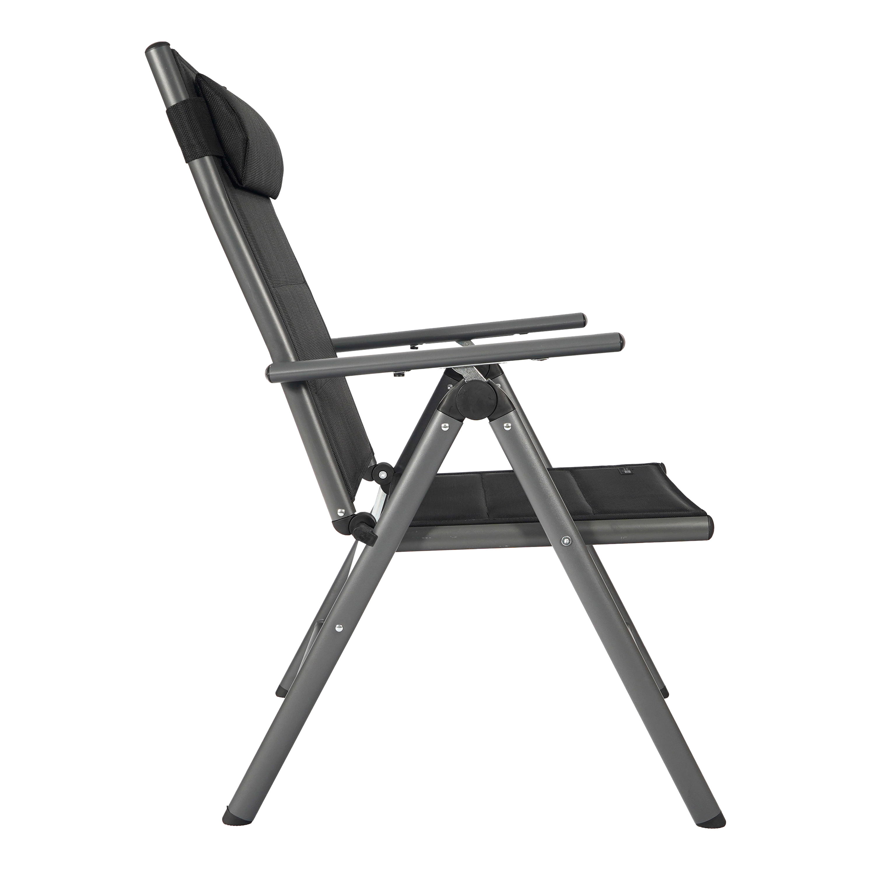 AXI Mack Camping Chair Anthracite/Black – Set 4 pieces