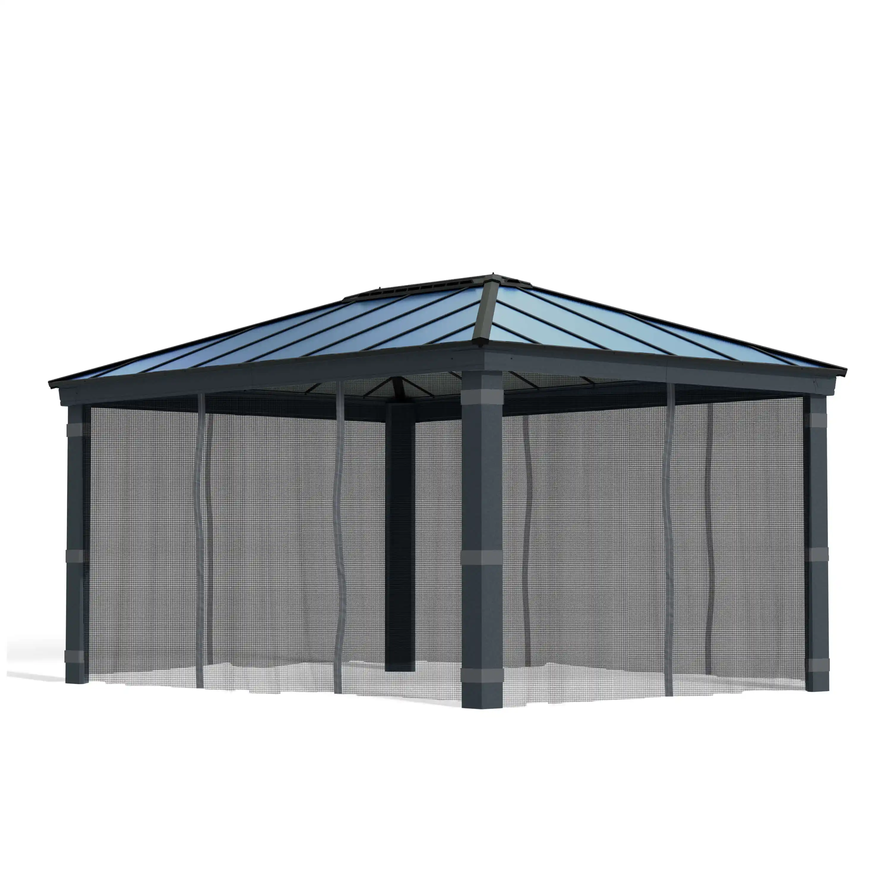 Canopia Gaasset voor Dallas tuinpaviljoen 500X360 Zwart