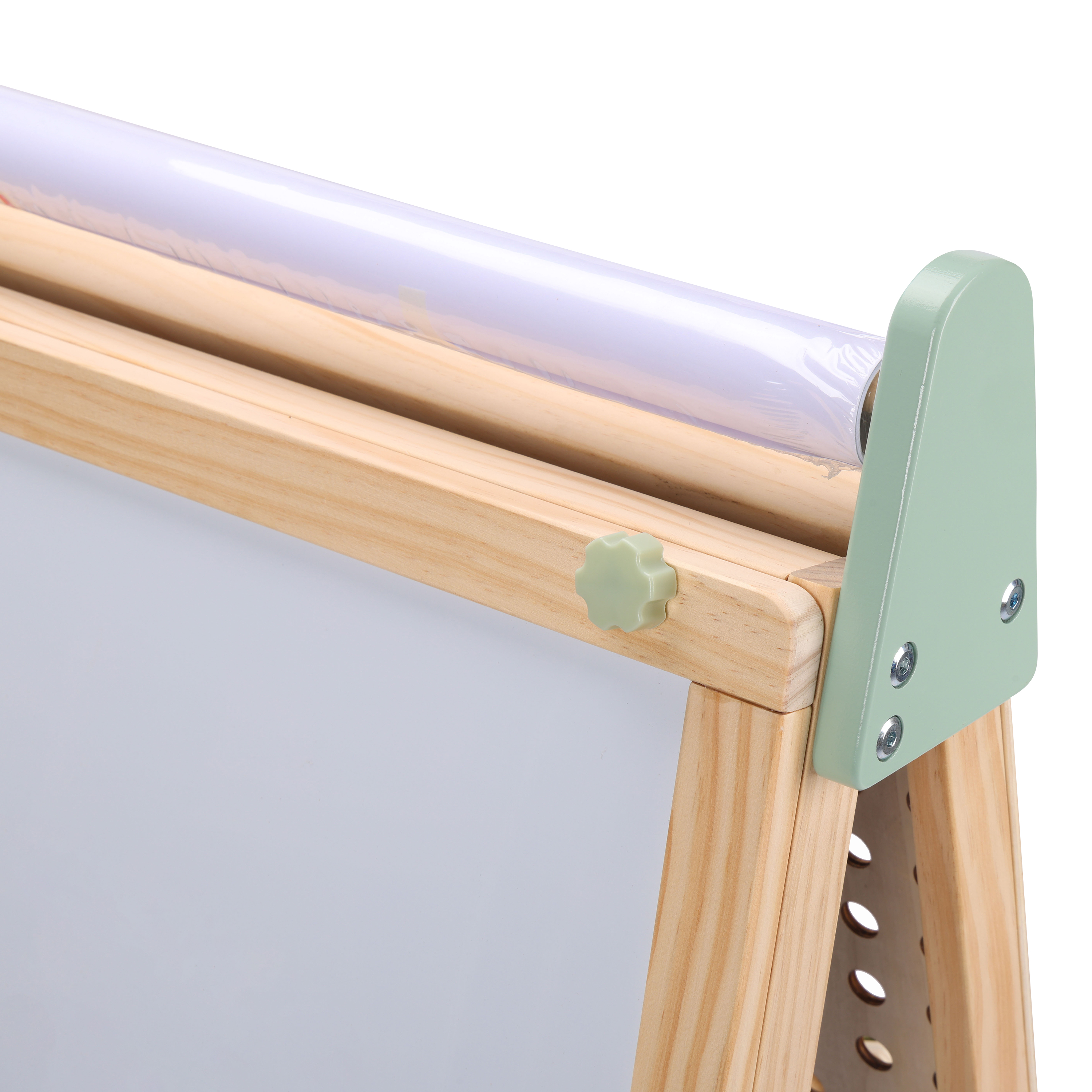 Sunny Mika Activity Easel with Pegboard - Natural Brown