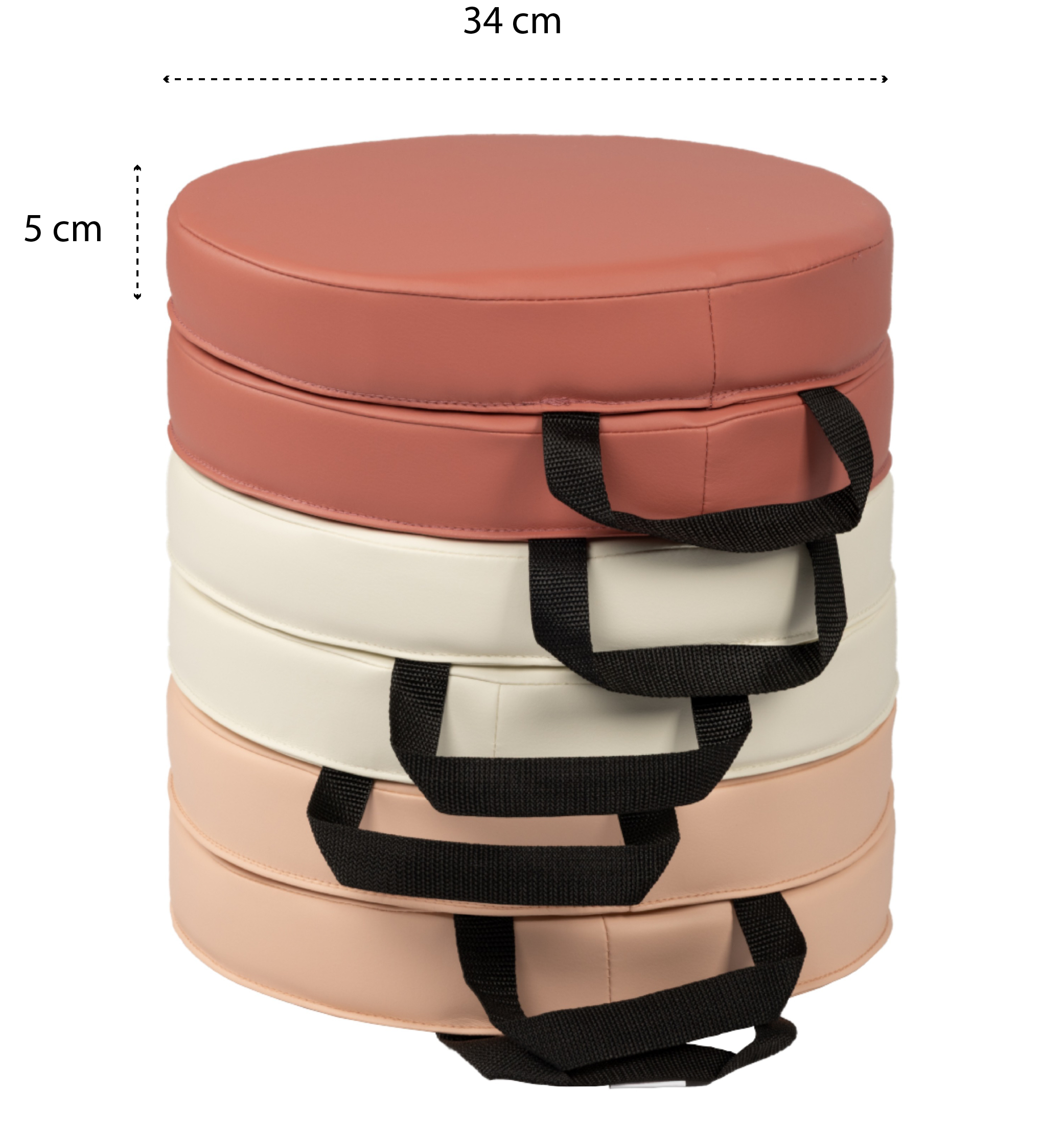 Sunny Dacy Soft Play Round Cushions - Pink