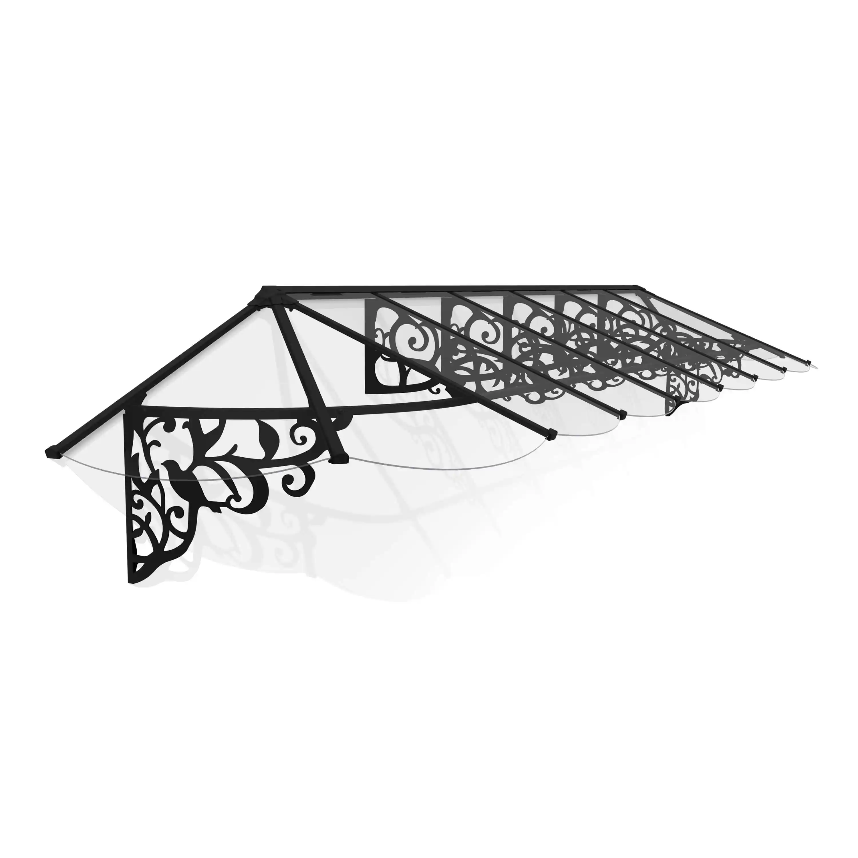 Canopia Lily 472X88X70 cmDeur en Veranda Luifel Zwart Helder