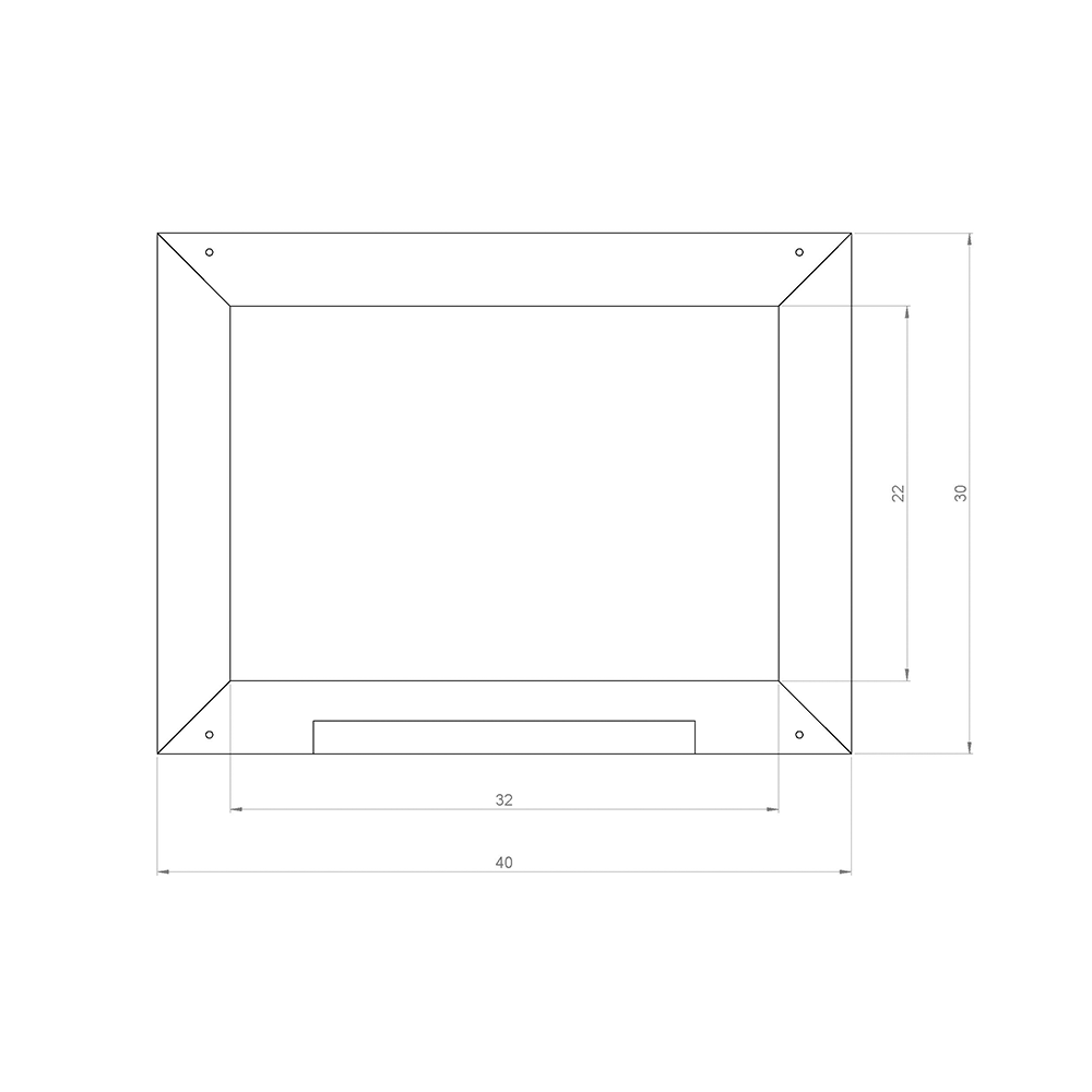 AXI Chalkbooard Classic - Grey