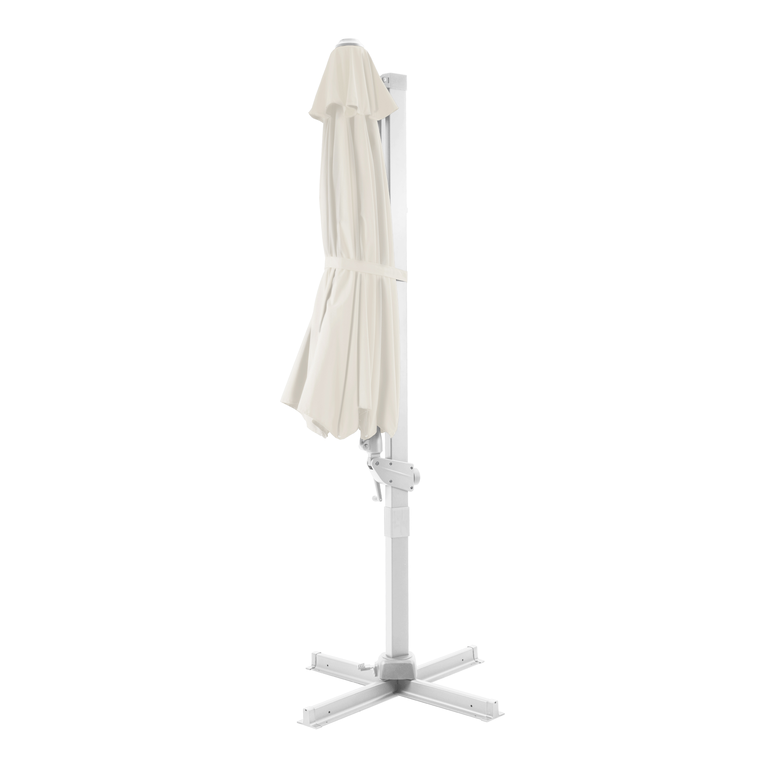 AXI Cyrus Premium Ampelschirm Ø 300cm Weiß/Beige