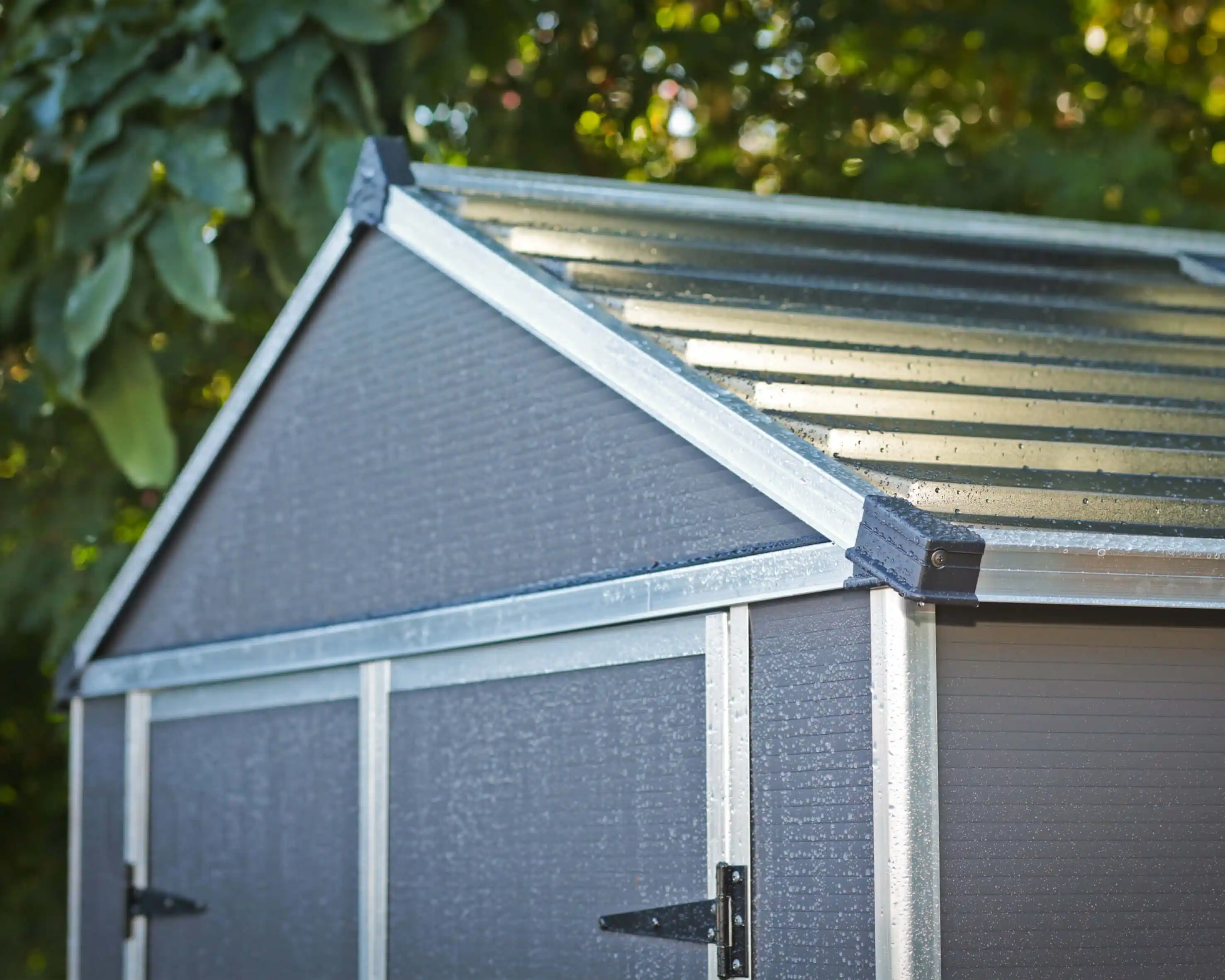 Canopia Rubicon 229X185X217 cm Ultra Duurzame openlucht Opslag Schuur voor tuin Donkergrijs-7290108603408 Canopia Rubicon 229X185X217 cm Ultra Duurzame openlucht Opslag Schuur voor tuin Donkergrijs