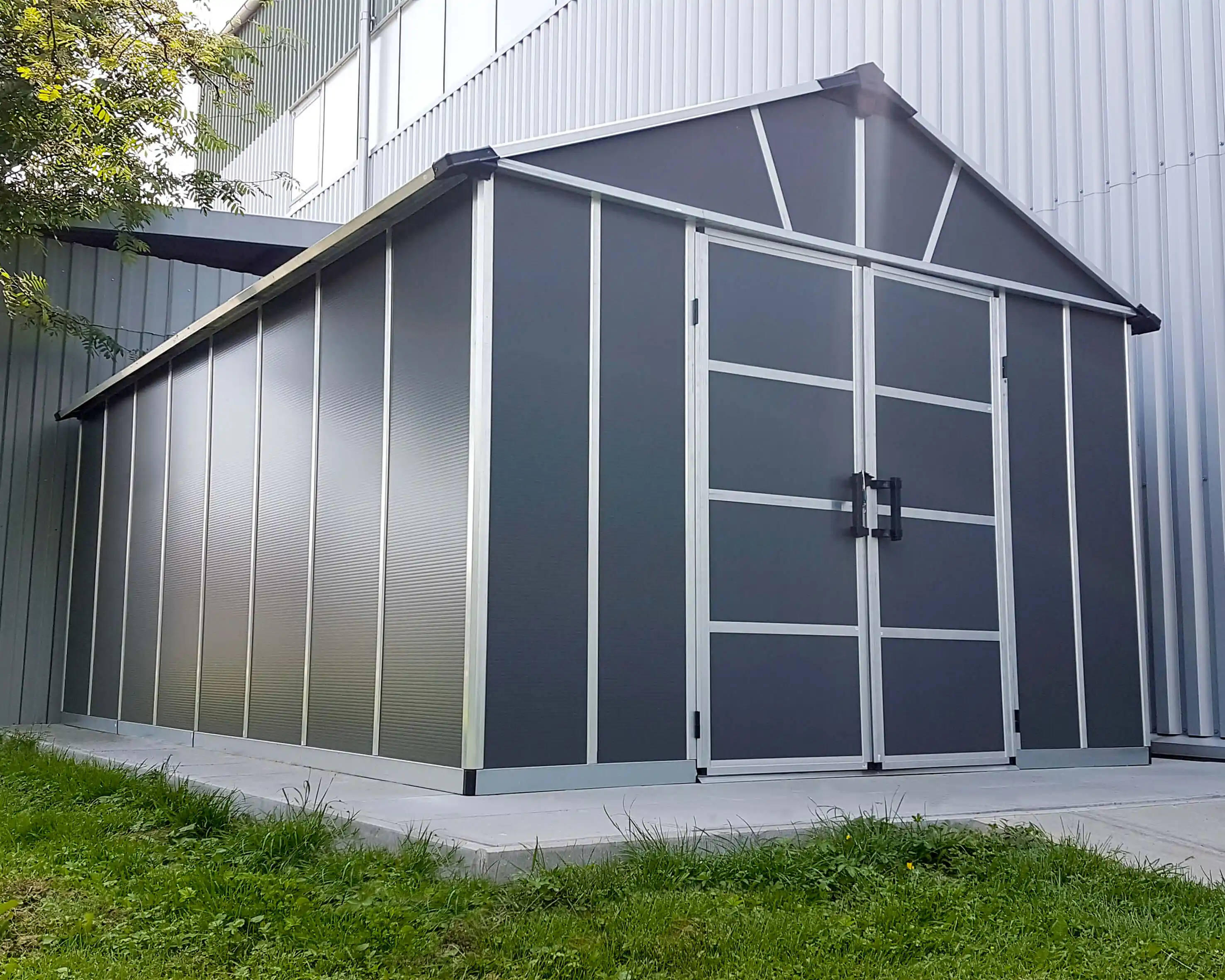 Canopia Yukon 519X332 cm grote schuur Donkergrijs