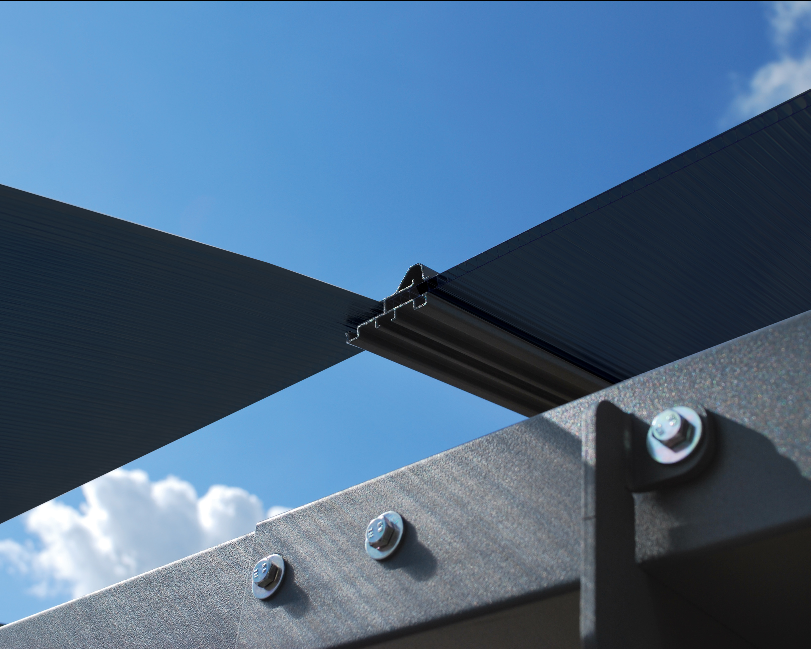 Canopia Alpine 863X360X307 cm RV Carport en Boothuis Donkergrijs Brons