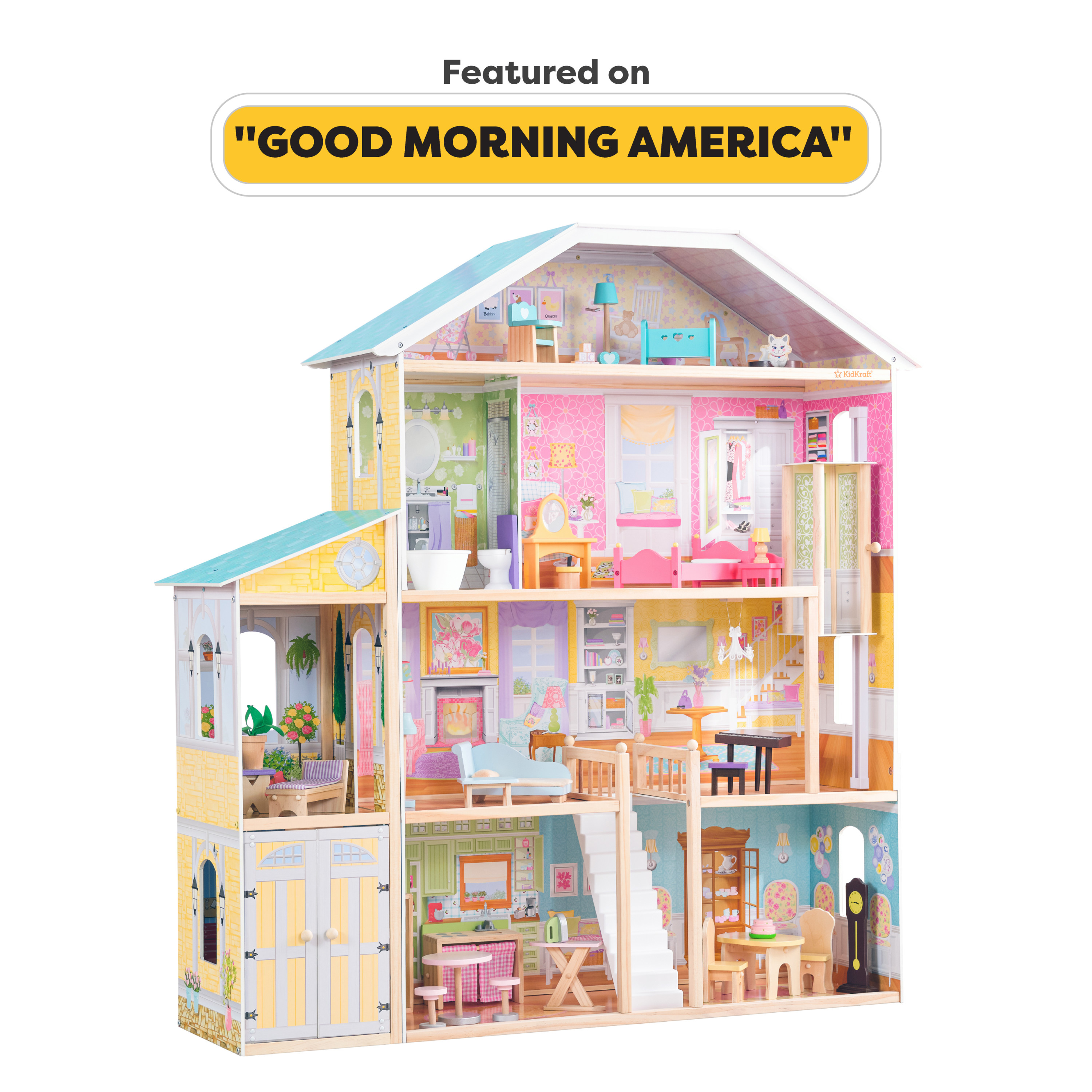 KidKraft Majestic Mansion Dollhouse-0706943652527 KidKraft Majestic Mansion Dollhouse