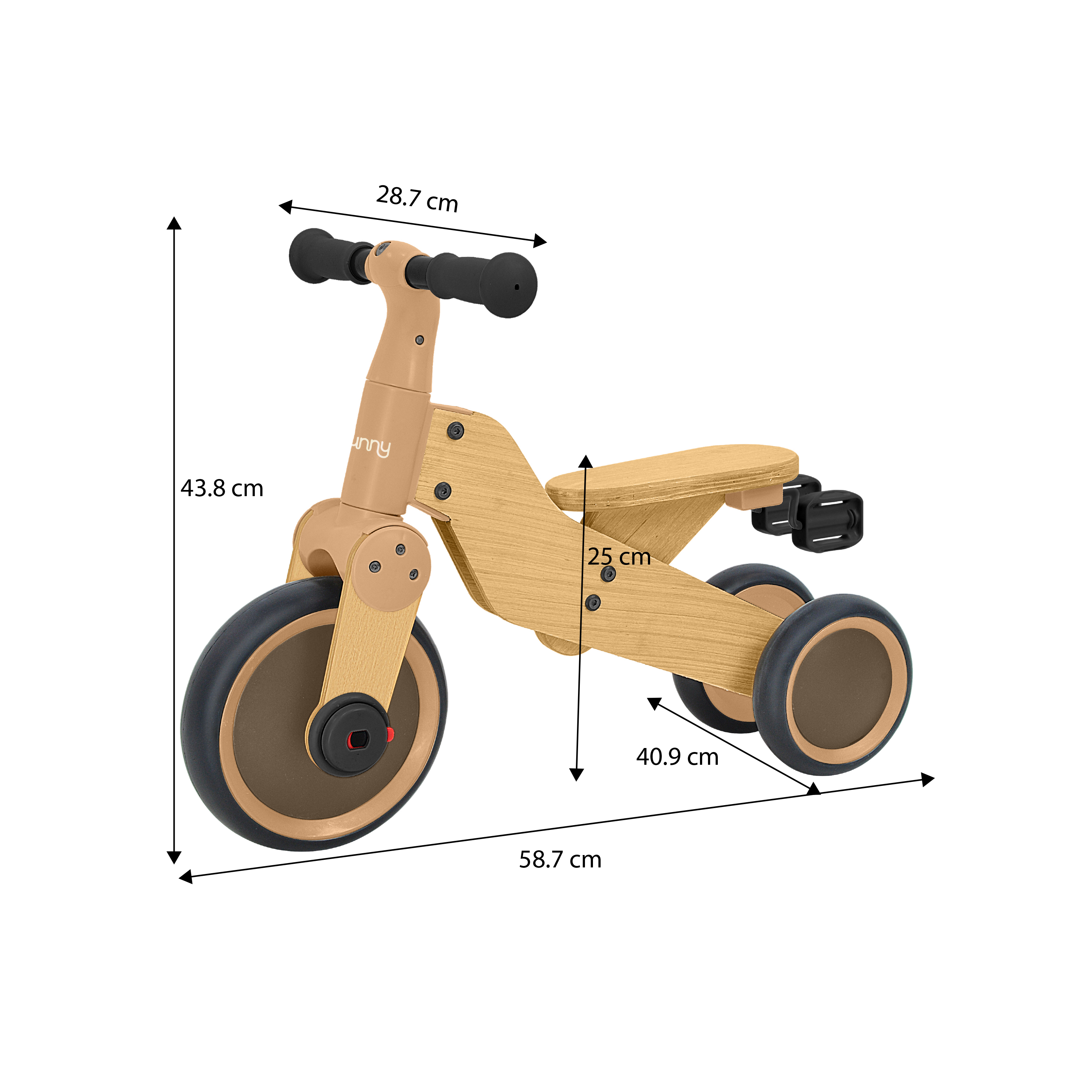 Sunny Walker 2-in-1 Laufrad 1000 aus Holz