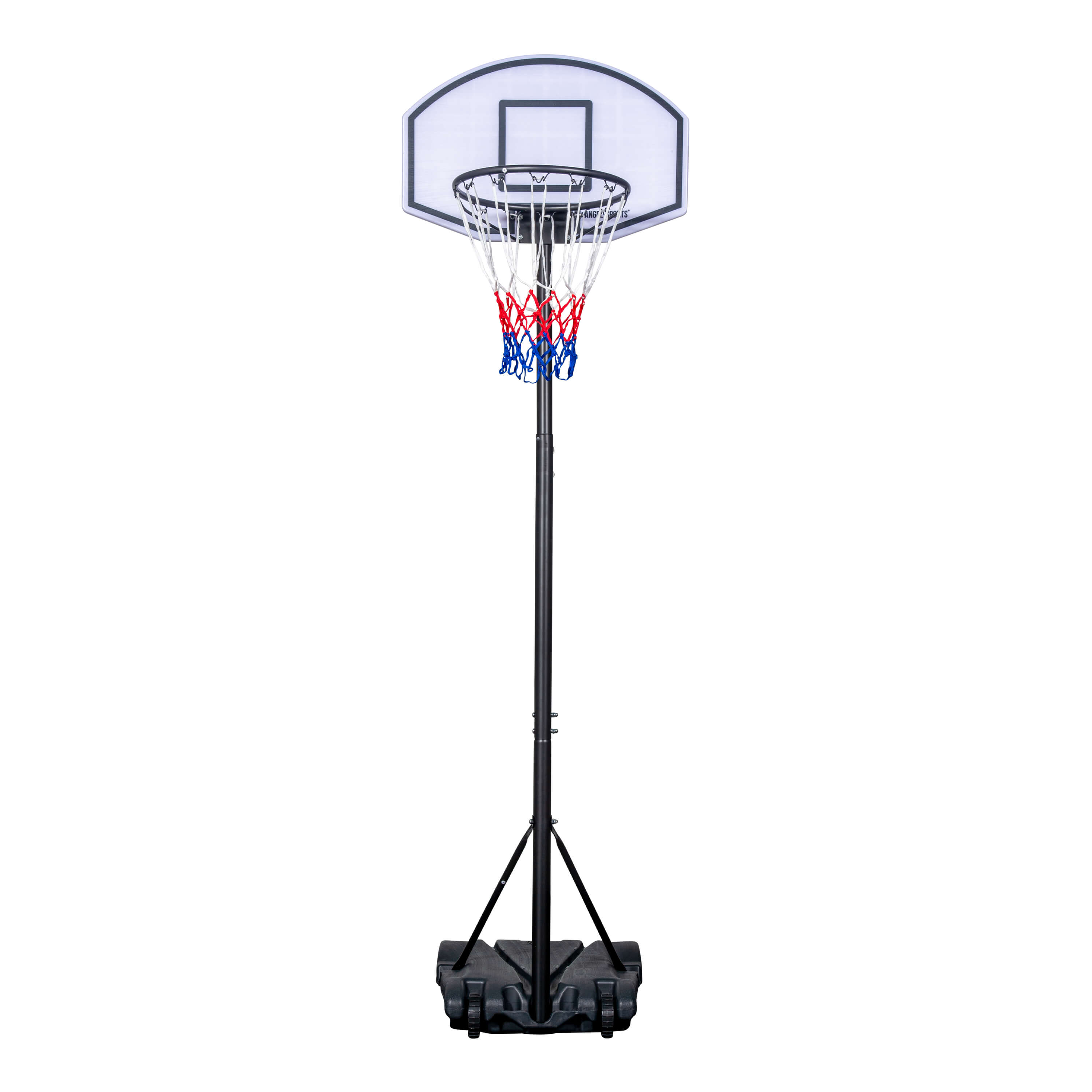 Angel Sports Höhenverstellbarer Basketballkorb mit Ständer 140-215 cm