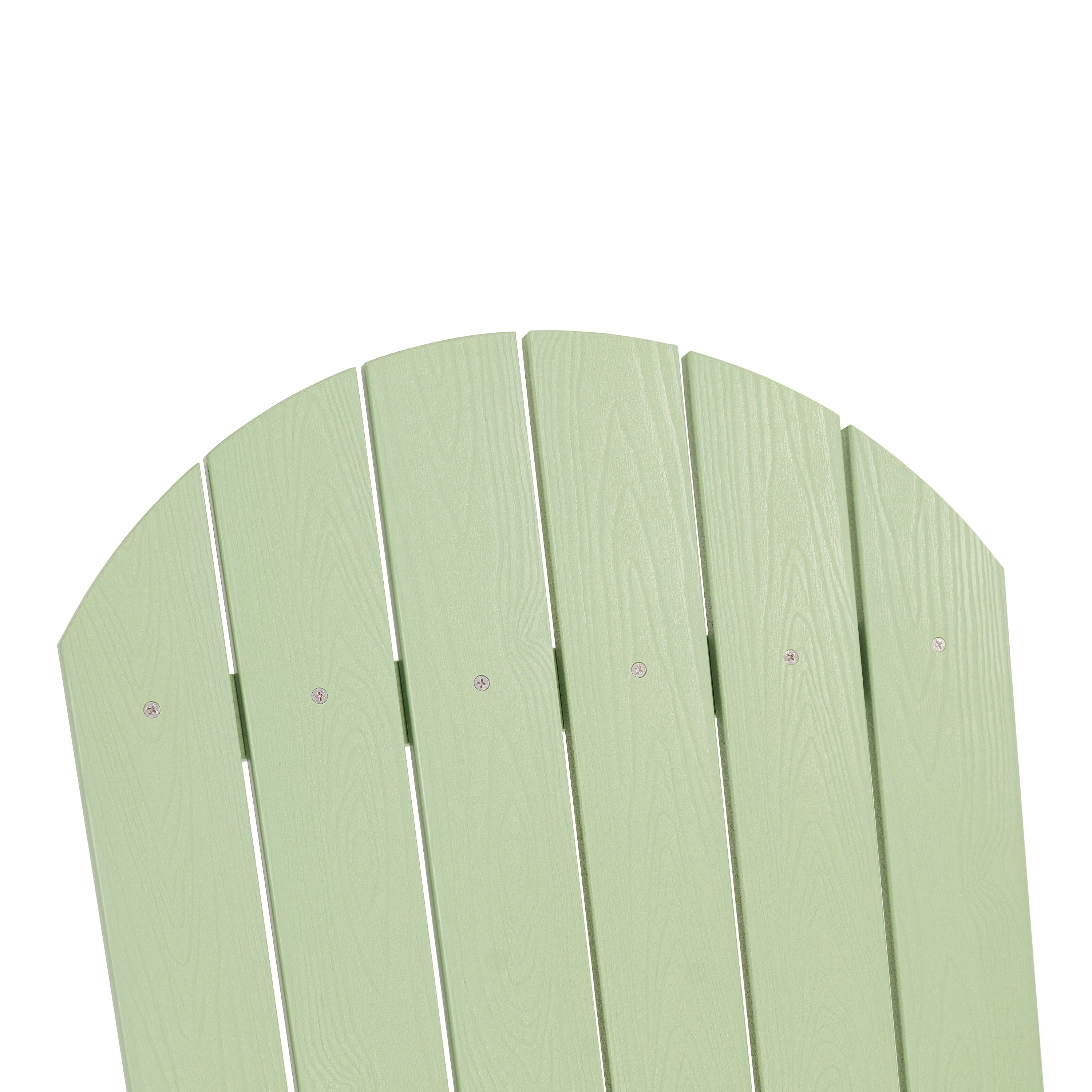 AXI Claire Folding Adirondack Chair Plastic Pastel Green