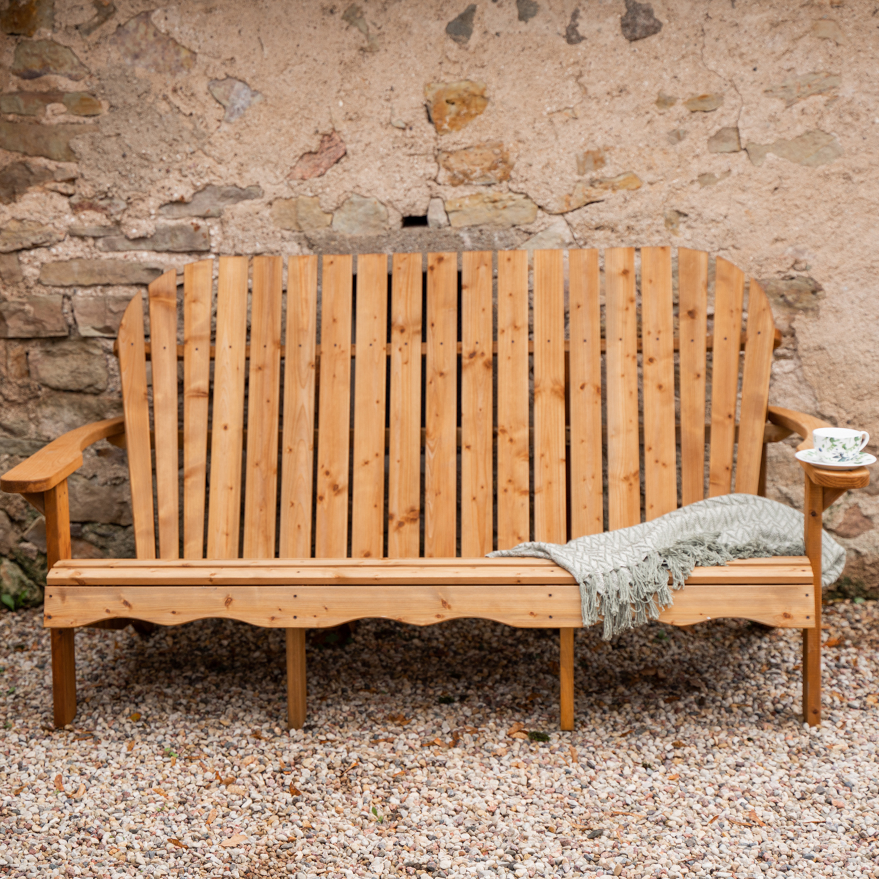 AXI Isabelle Wooden Garden Bench 170 cm – Brown