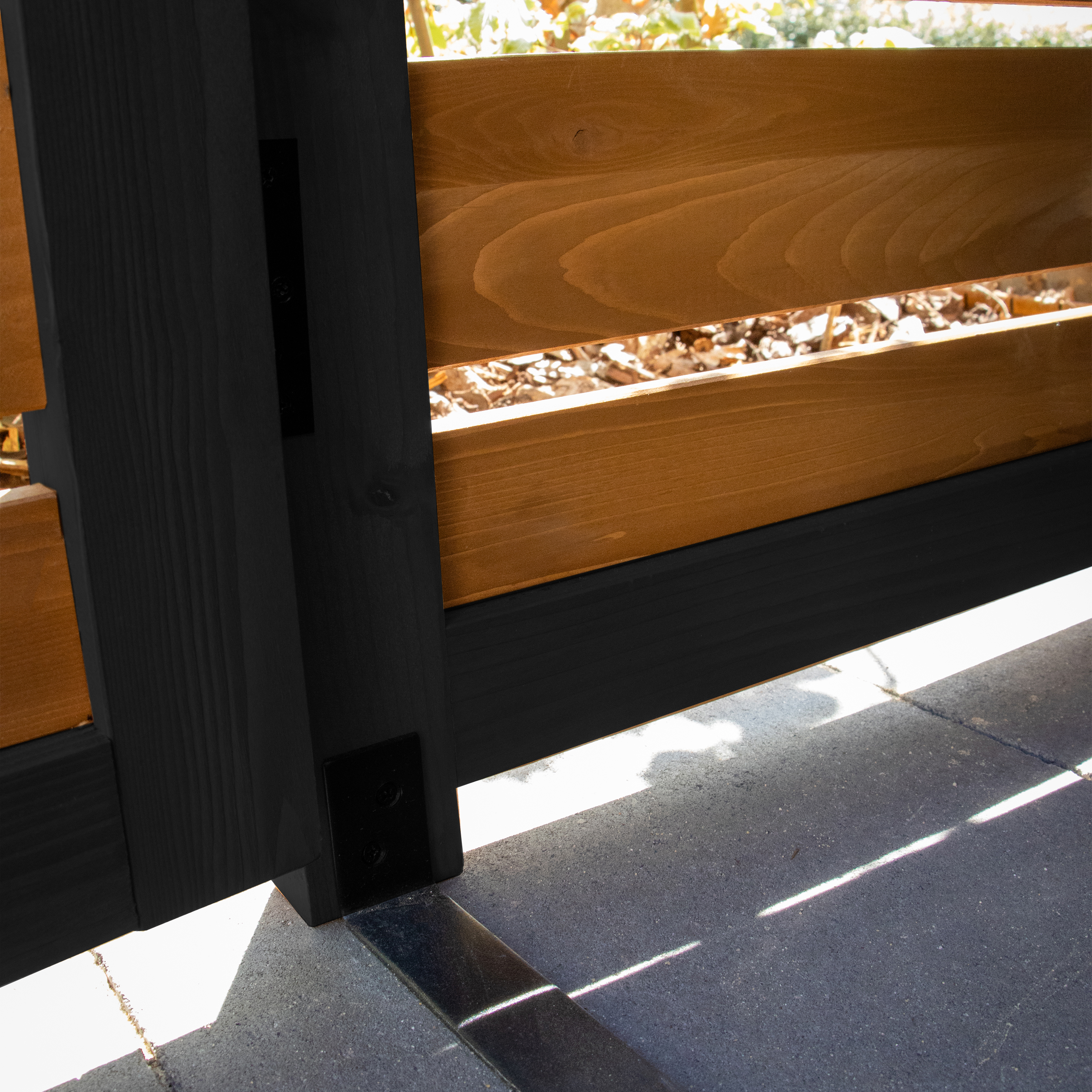 AXI Lex Wooden Bin Storage Brown/Black - 3 bins