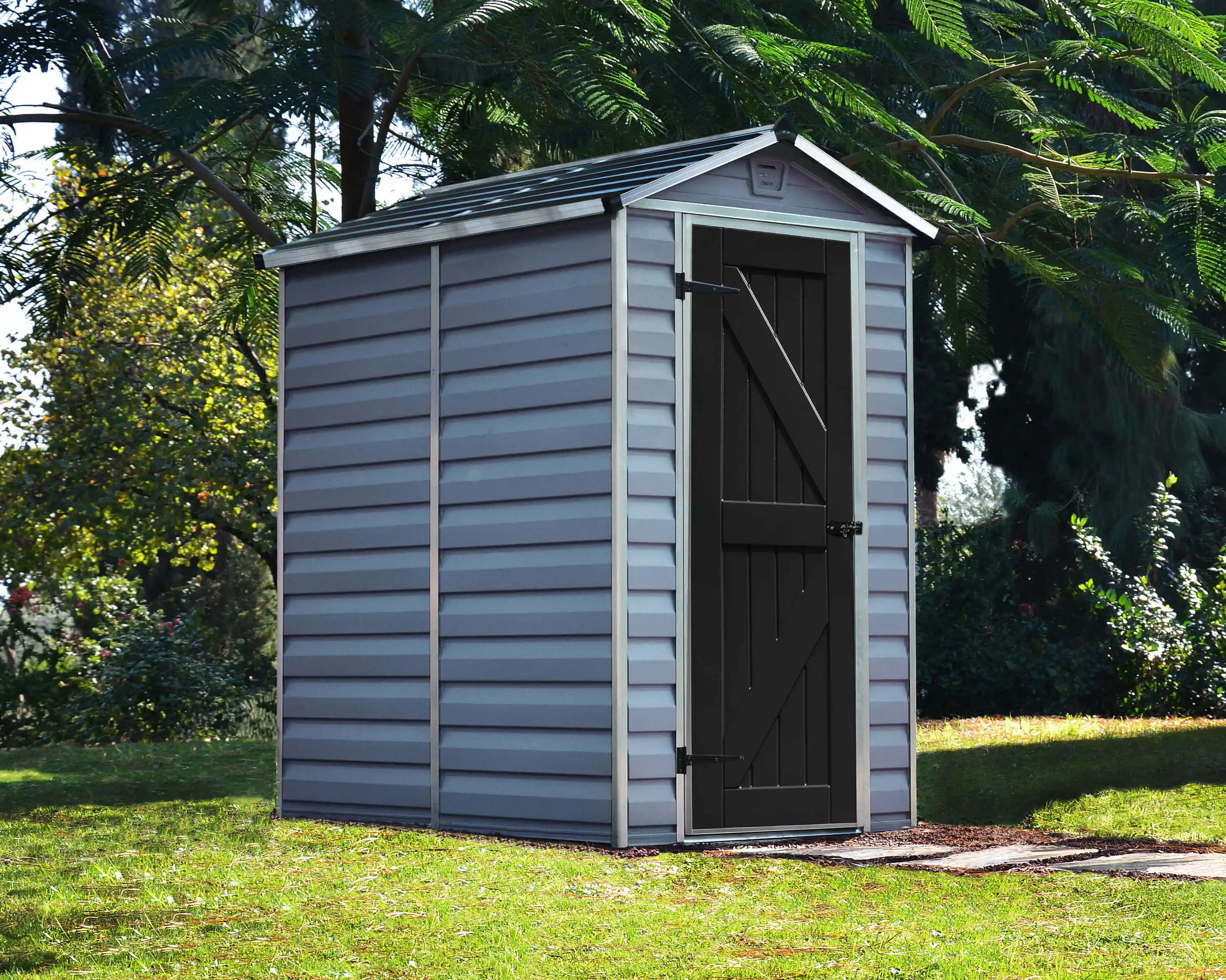Canopia Skylight 176X120X203 cm Openlucht Opslag en Fietsenschuur Donkergrijs Deco