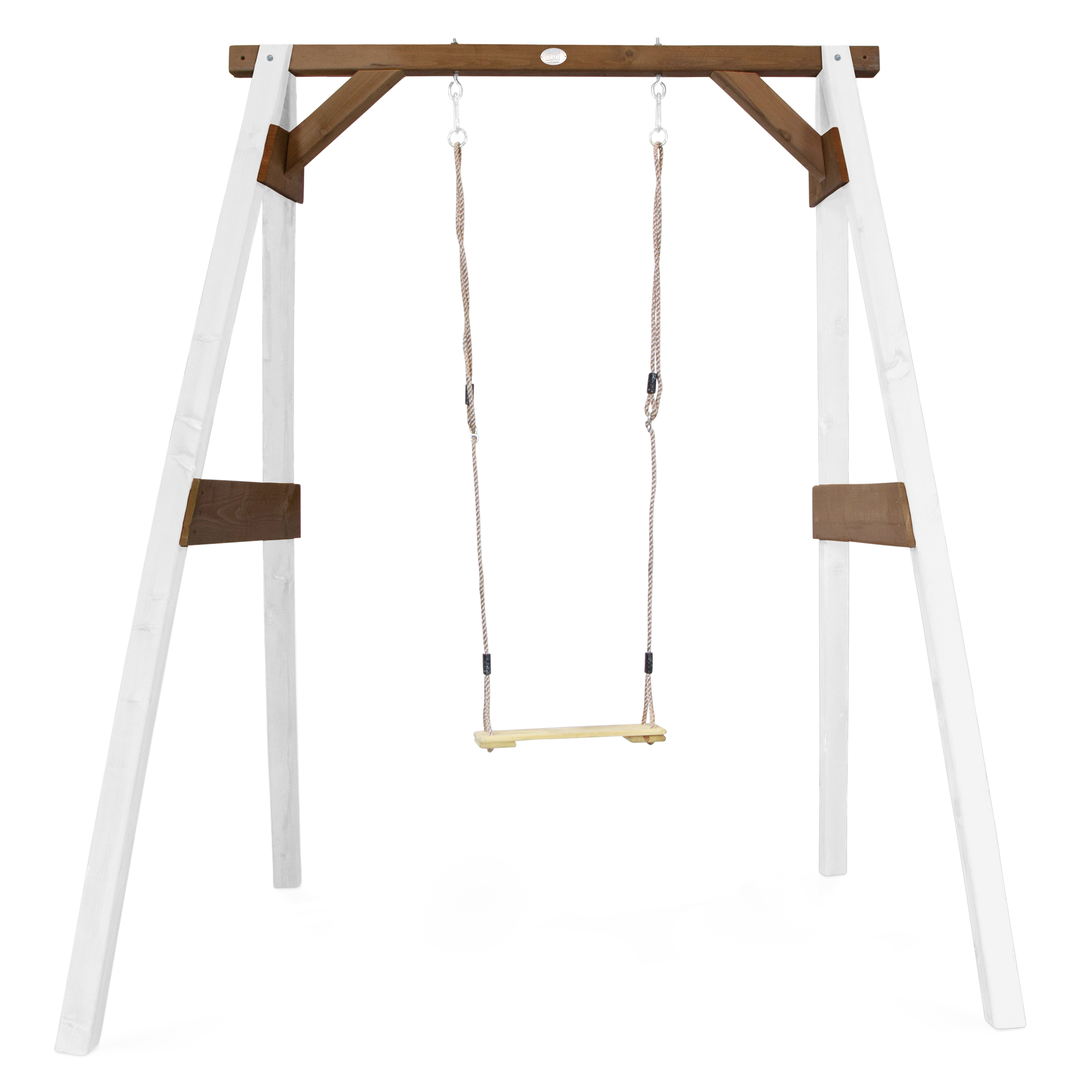 AXI Single Swing Set - White/Brown