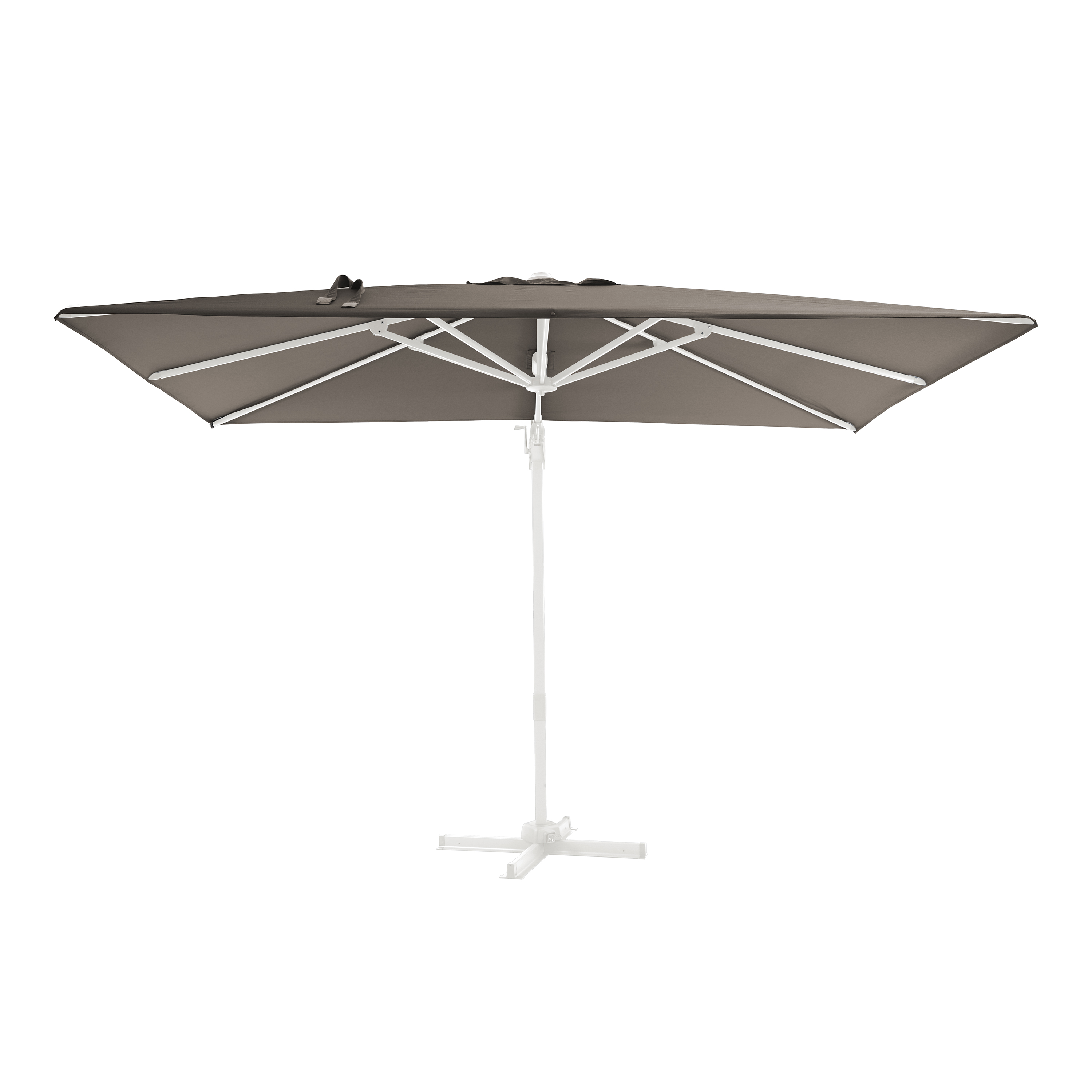 AXI Milad Premium Cantilever Parasol 200x300cm - White/Taupe