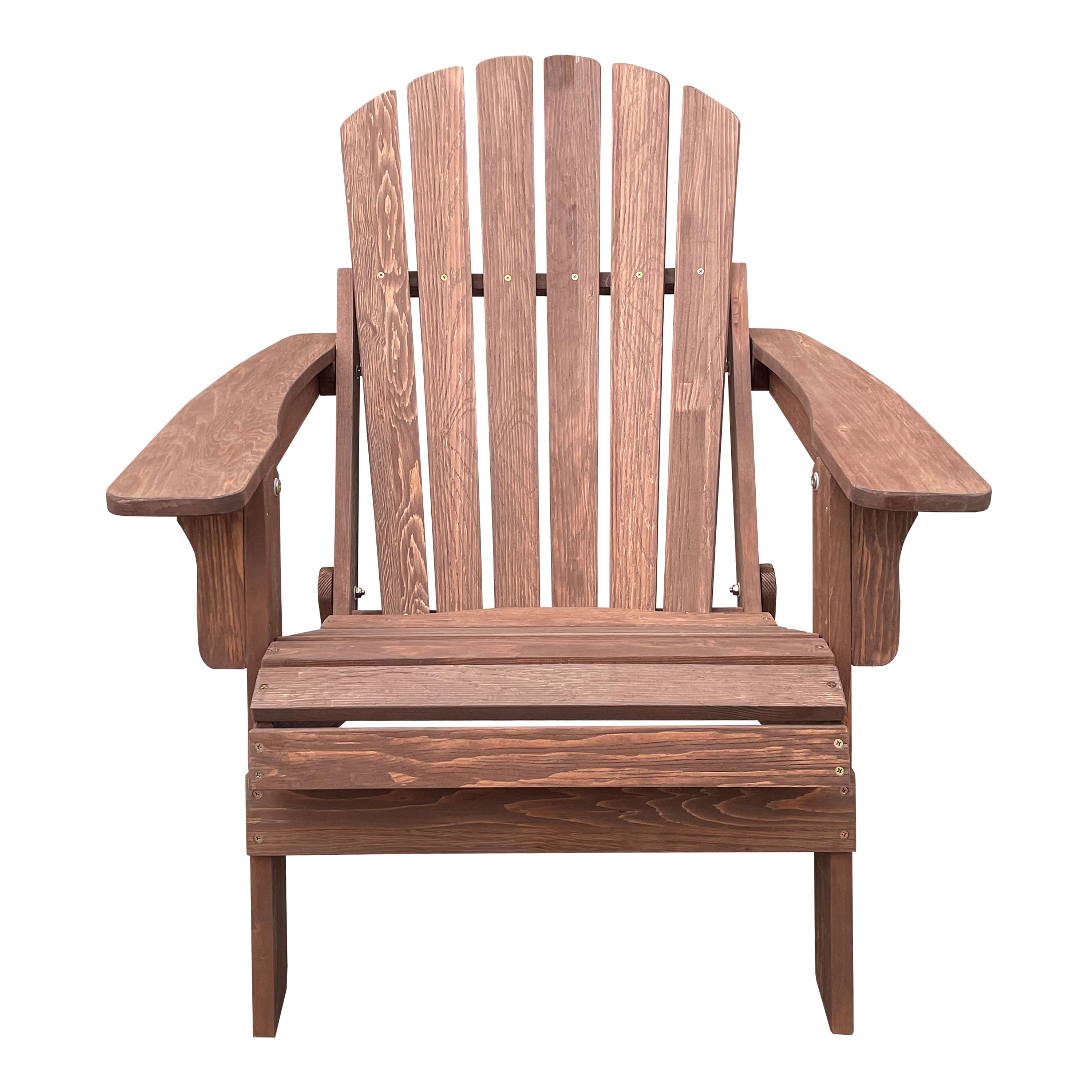 AXI Rosalie Folding Adirondack Chair Coffee Brown