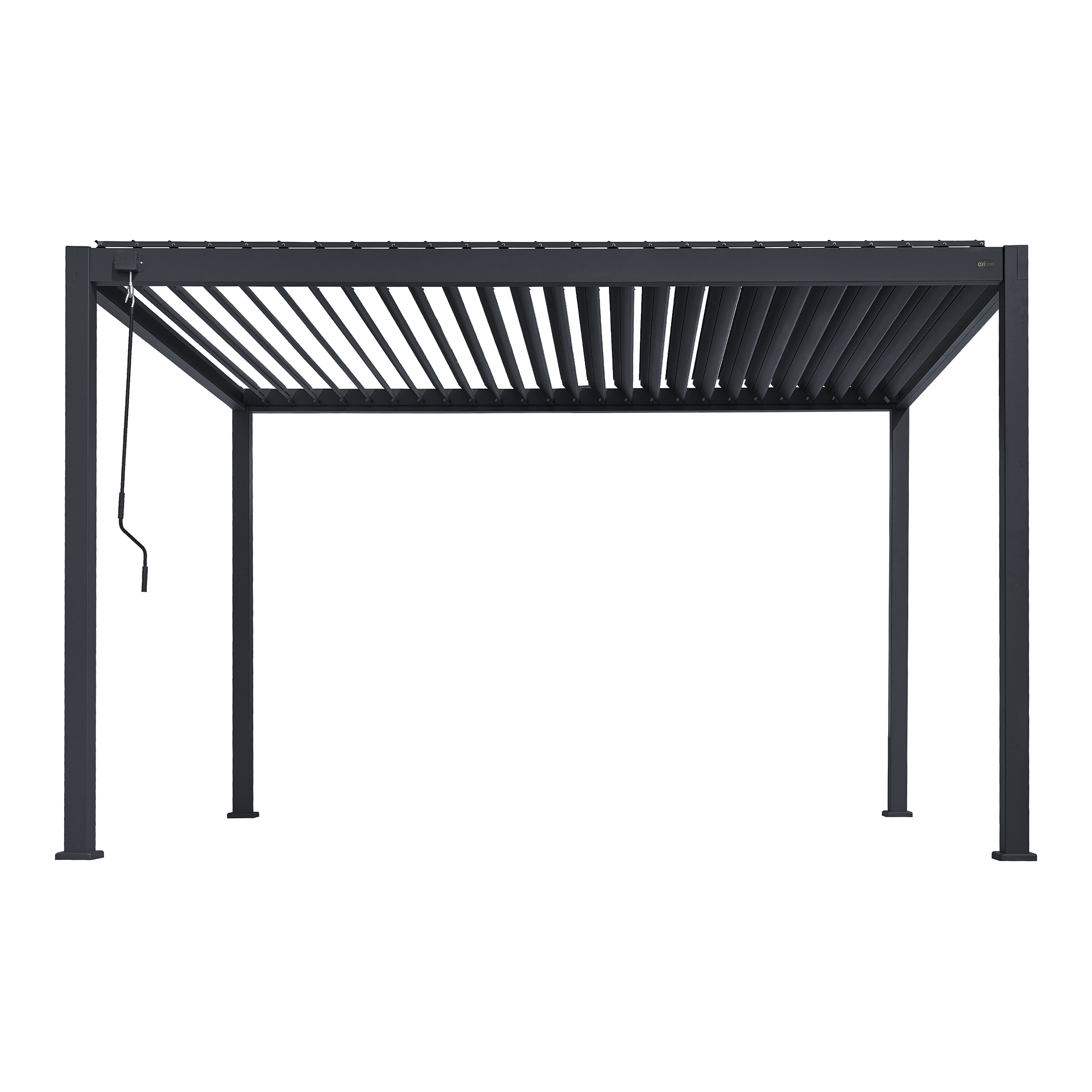 AXI Raya Aluminium Pergola 300 x 400 cm Anthrazit