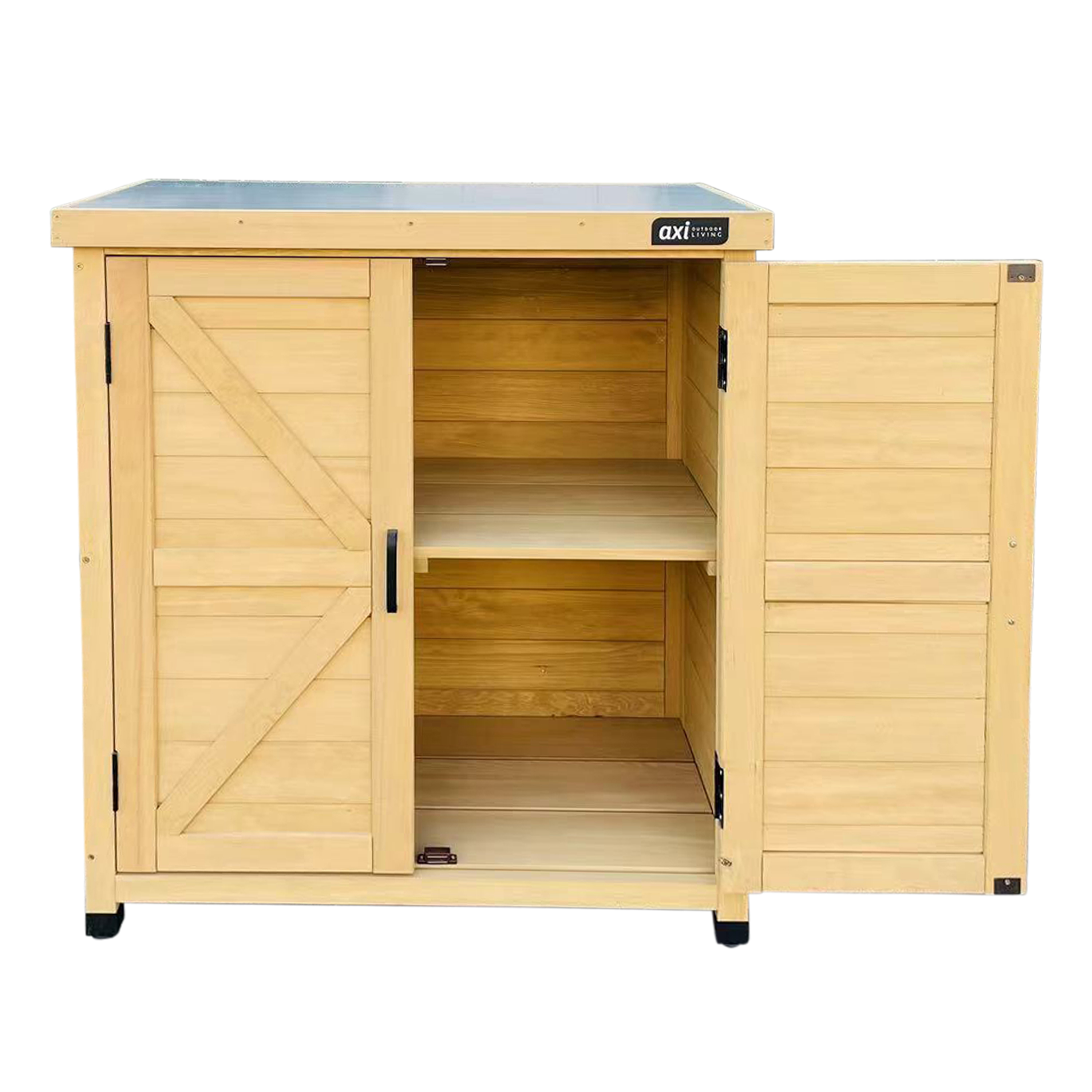 AXI Felix Gartenschrank aus Holz Braun