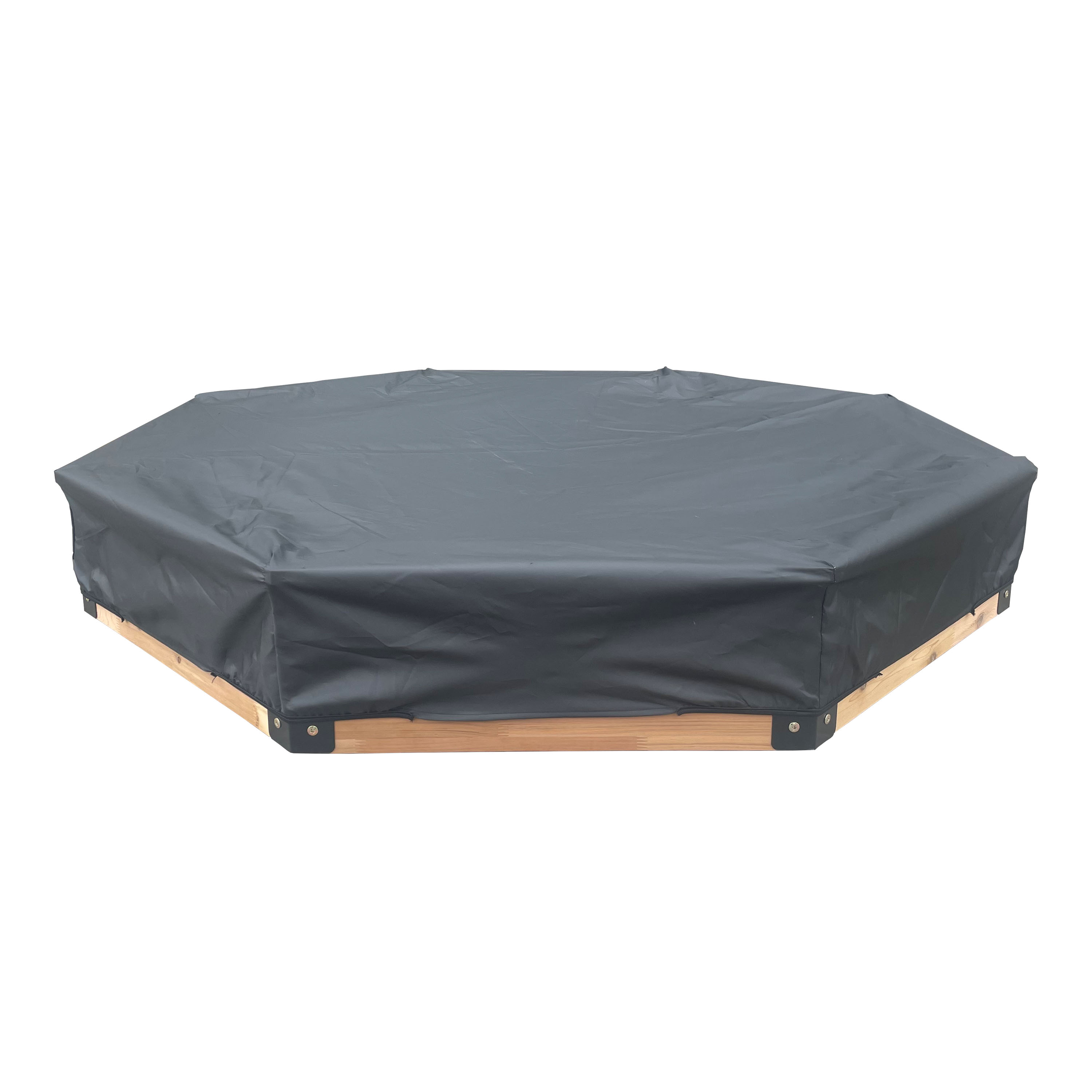 AXI Onno XL Sandbox Octagonal - 150 x 150 cm - Brown/Anthracite
