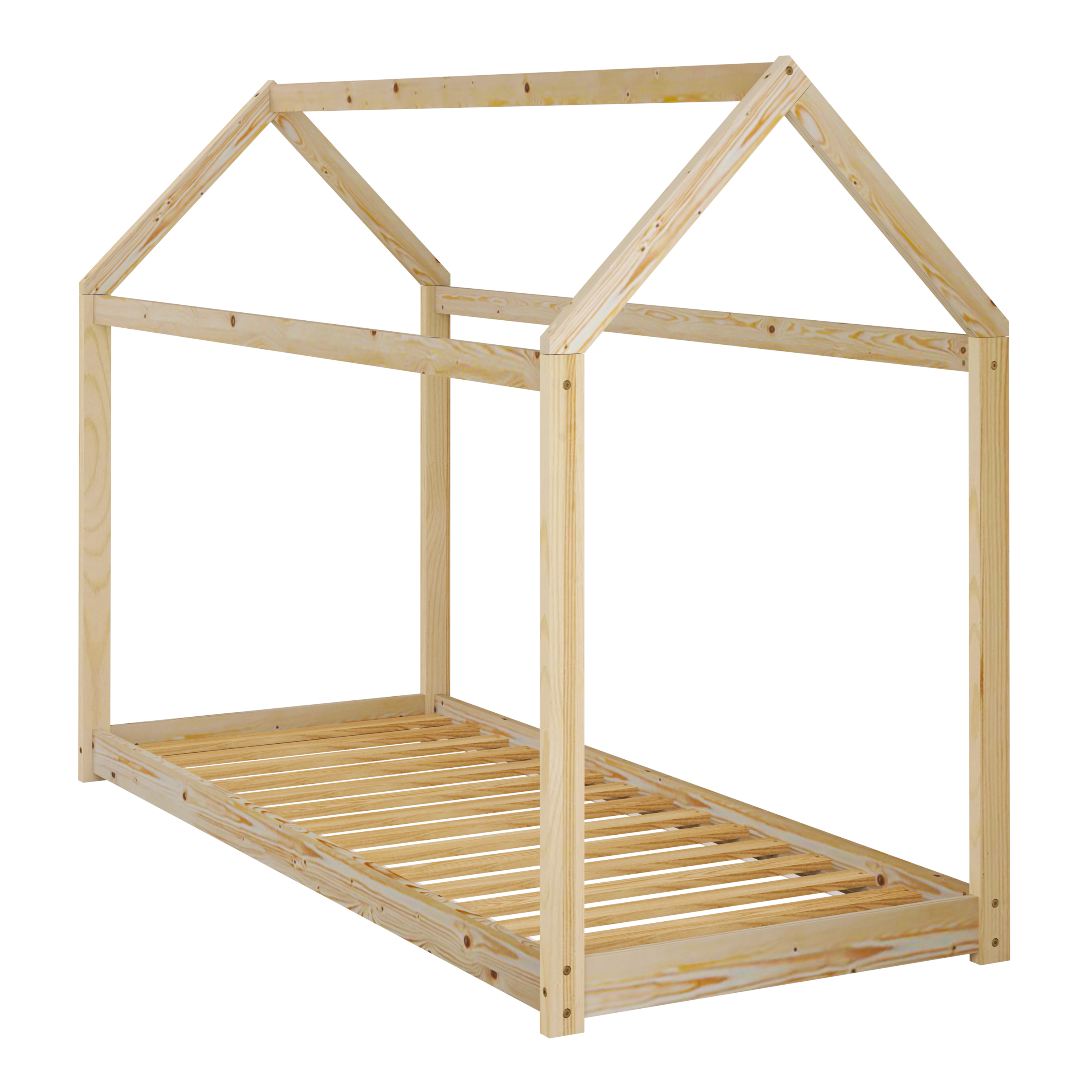 Sunny Zoey House Bed Natural – Without Mattress