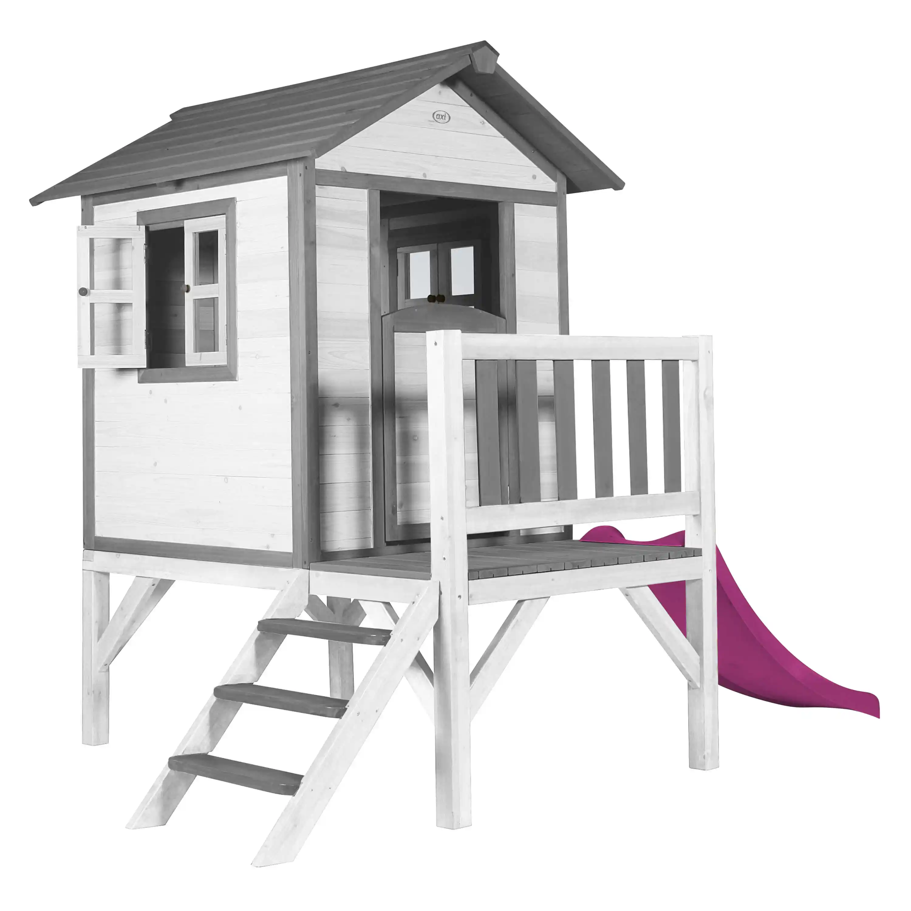 AXI Lodge XL Speelhuis Klassiek - Paarse Glijbaan