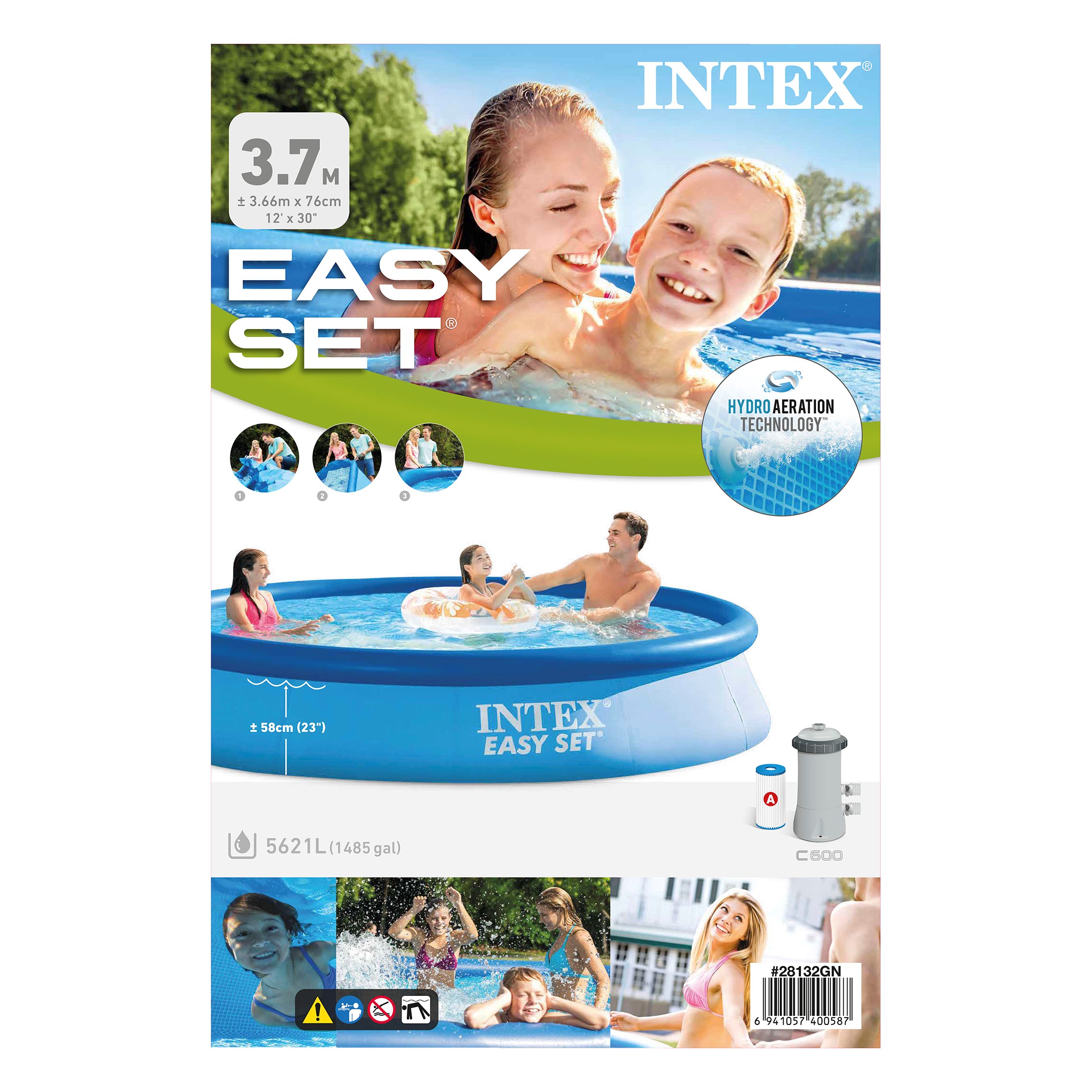 Intex Easy Set Pool Ø 366x76cm mit Filterpumpe