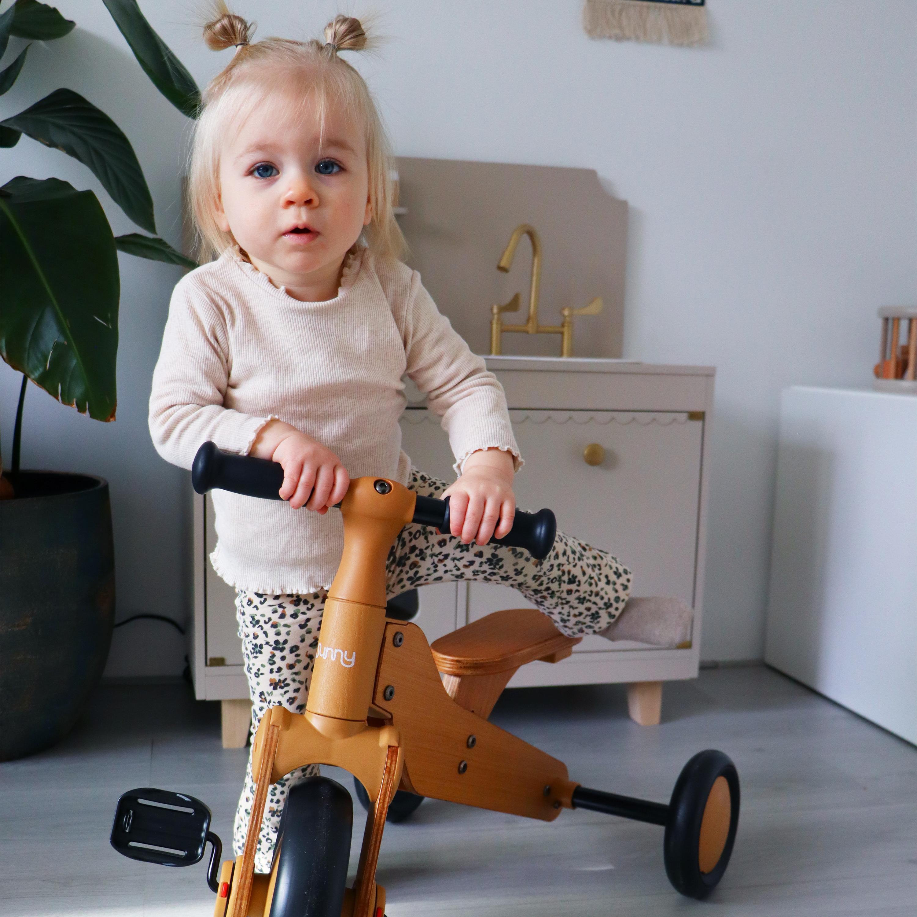 Sunny Walker 2-in-1 Wooden Balance Bike 1000