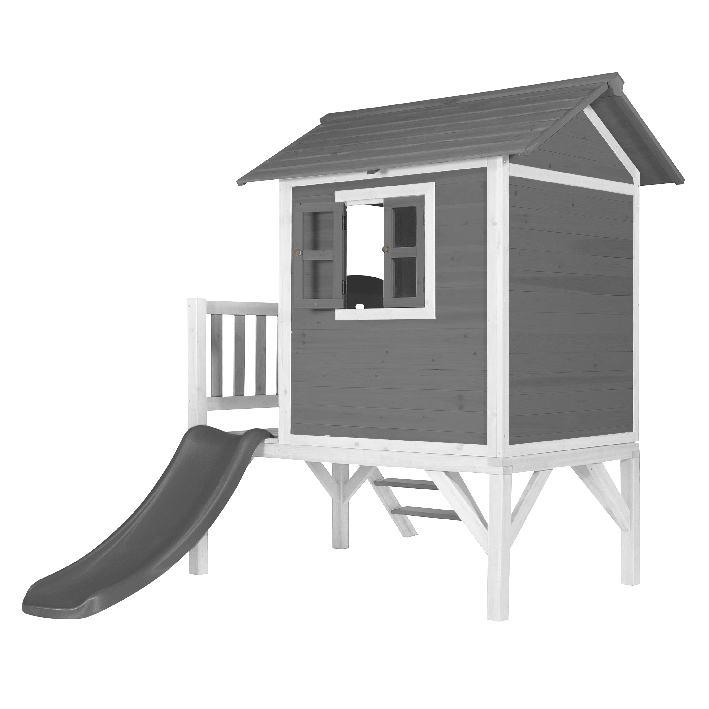 AXI Lodge XL Playhouse Cool Grey - Grey Slide