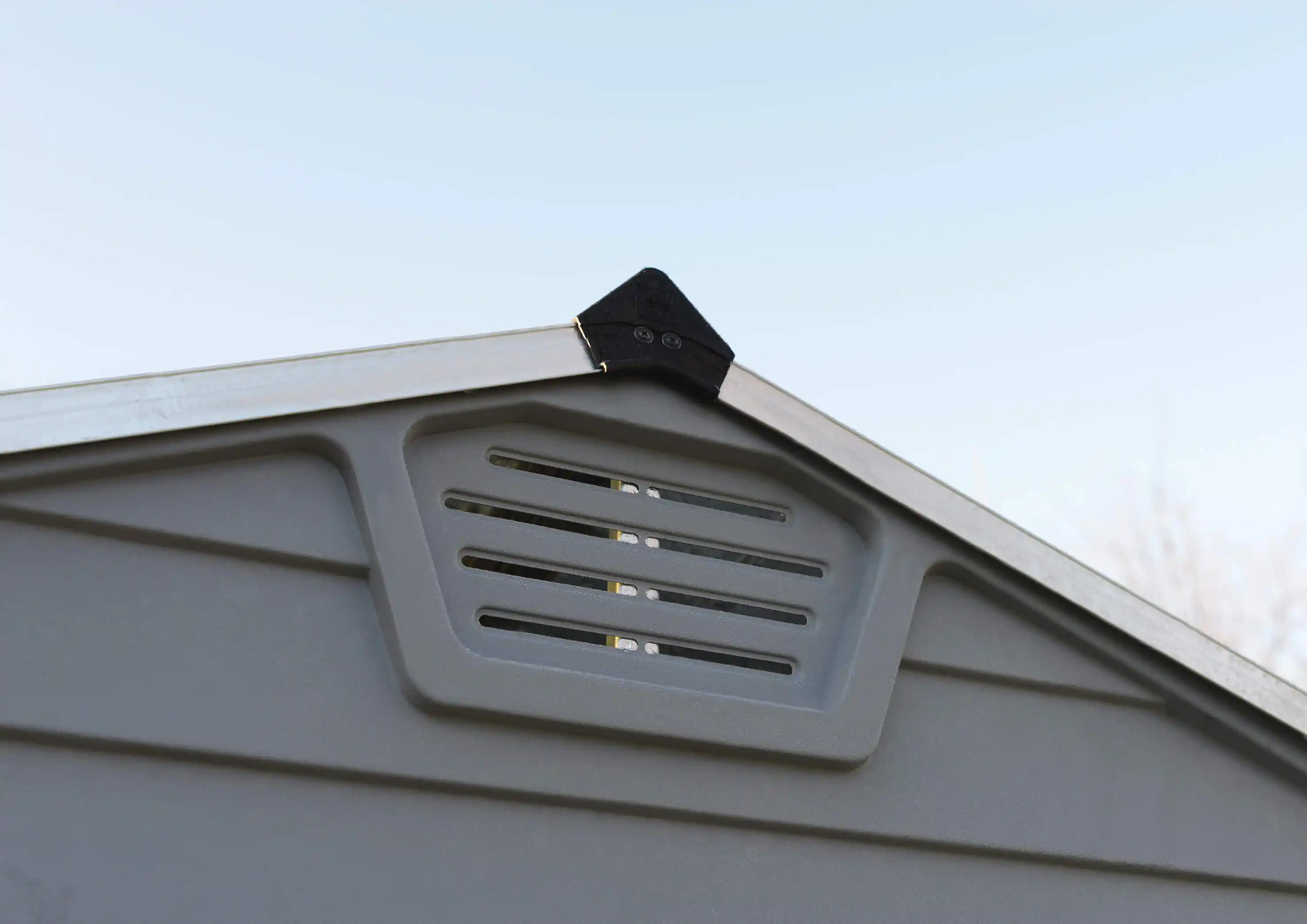 Canopia Skylight 229X185X217 cm Openlucht schuur voor tuin Donkergrijs Deco