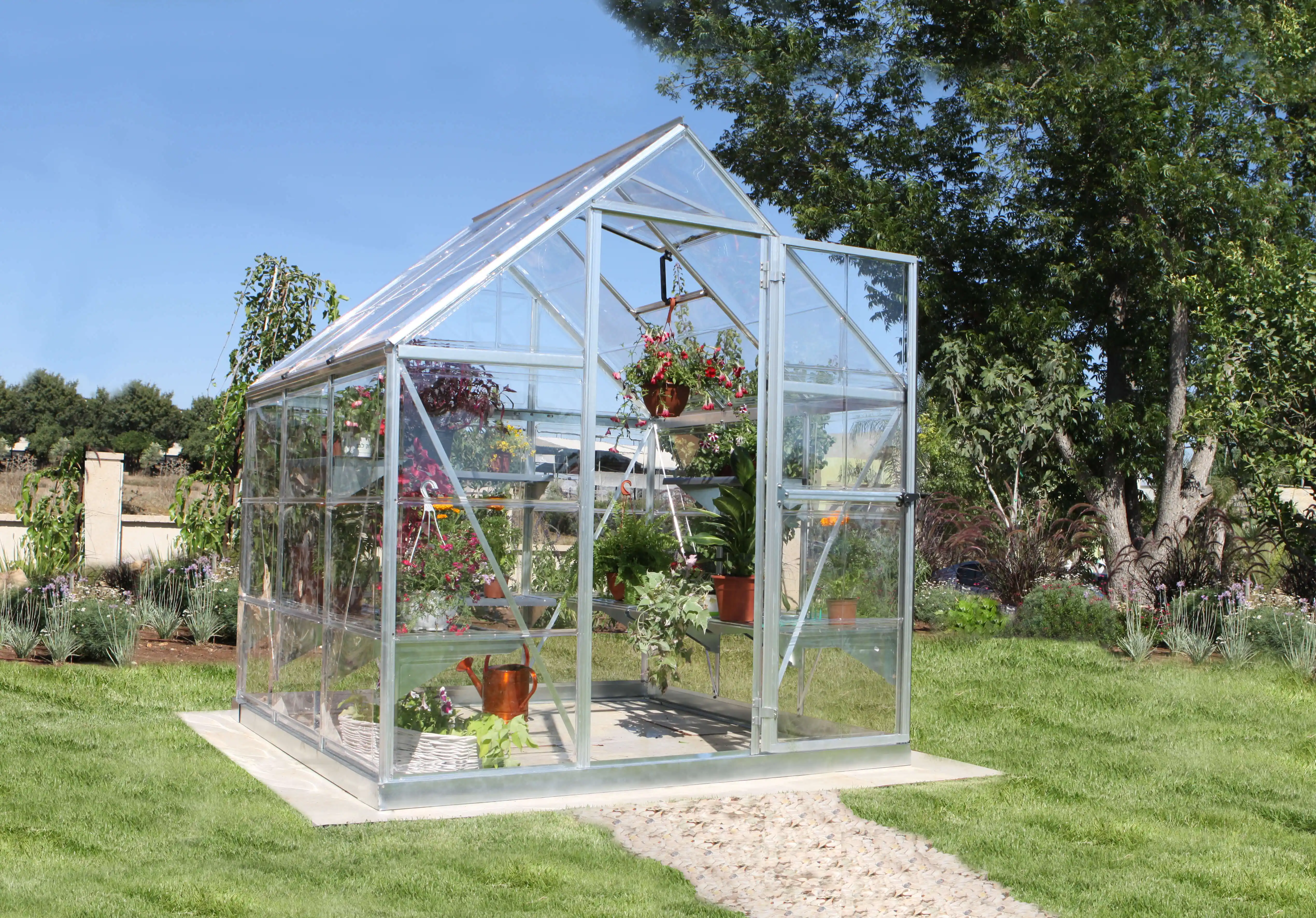 Canopia Harmony 186X185X208 cm Tuinkas Zilver Helder