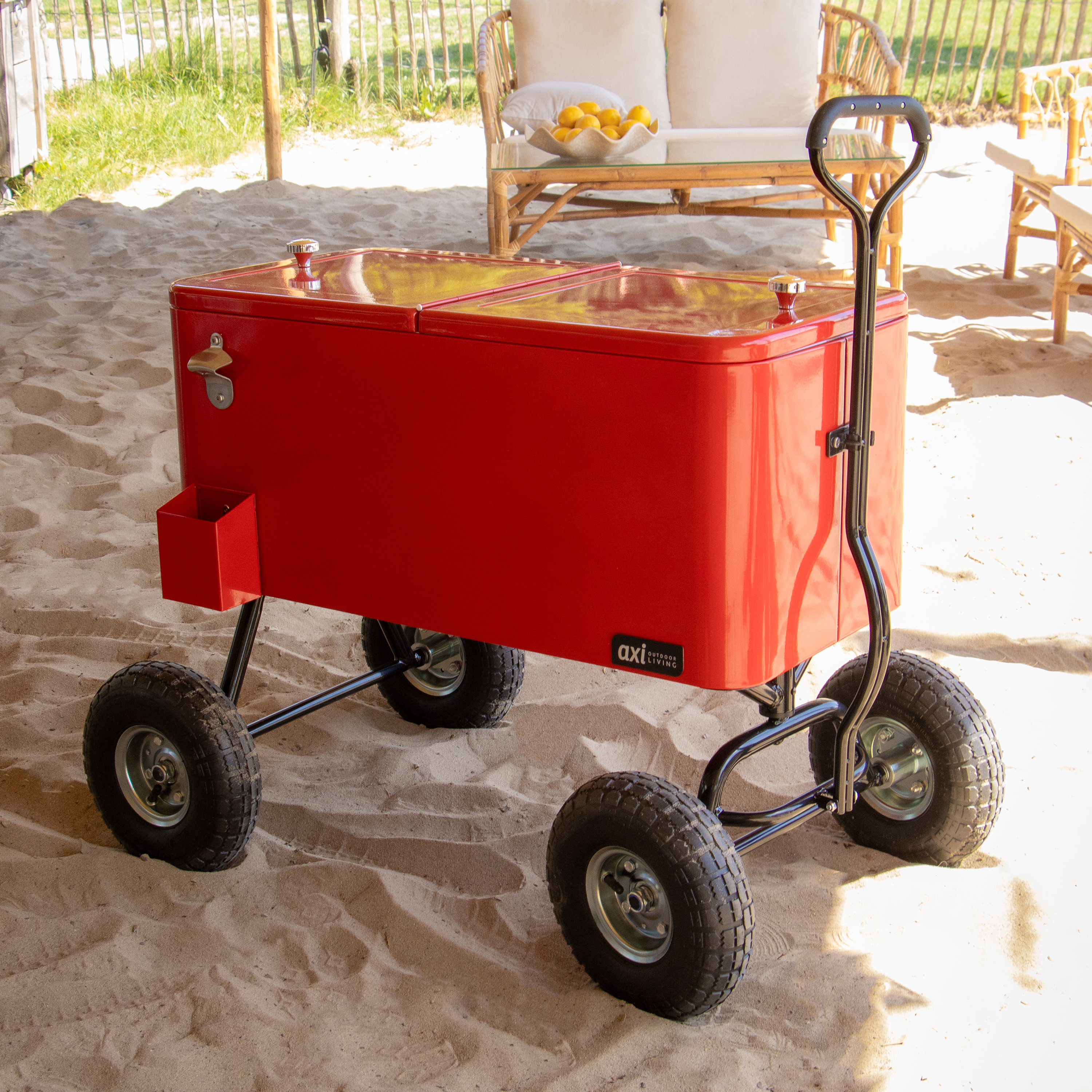 AXI Beach Wagon Cooler - Red