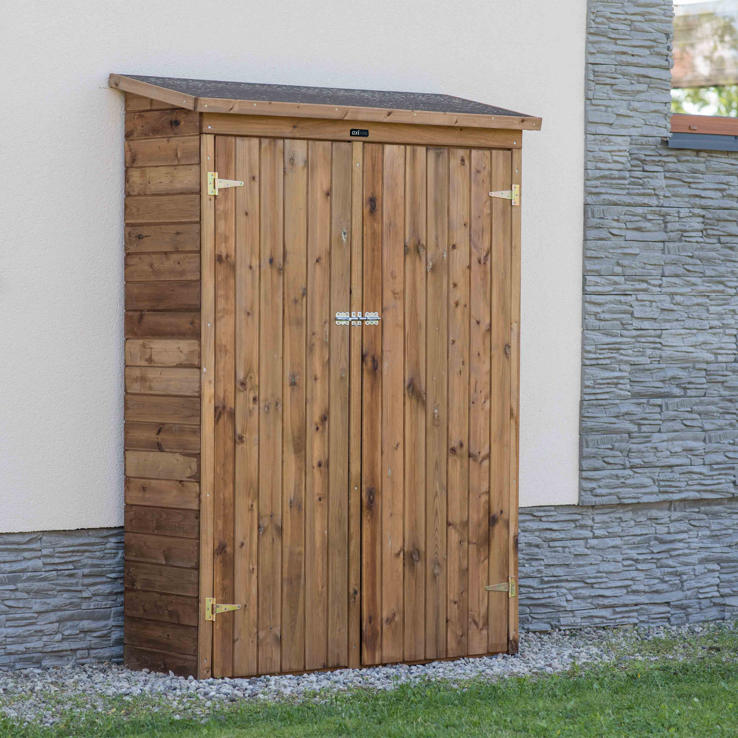 AXI Olivier Gartenschrank aus Holz 131 x 180 cm - Braun