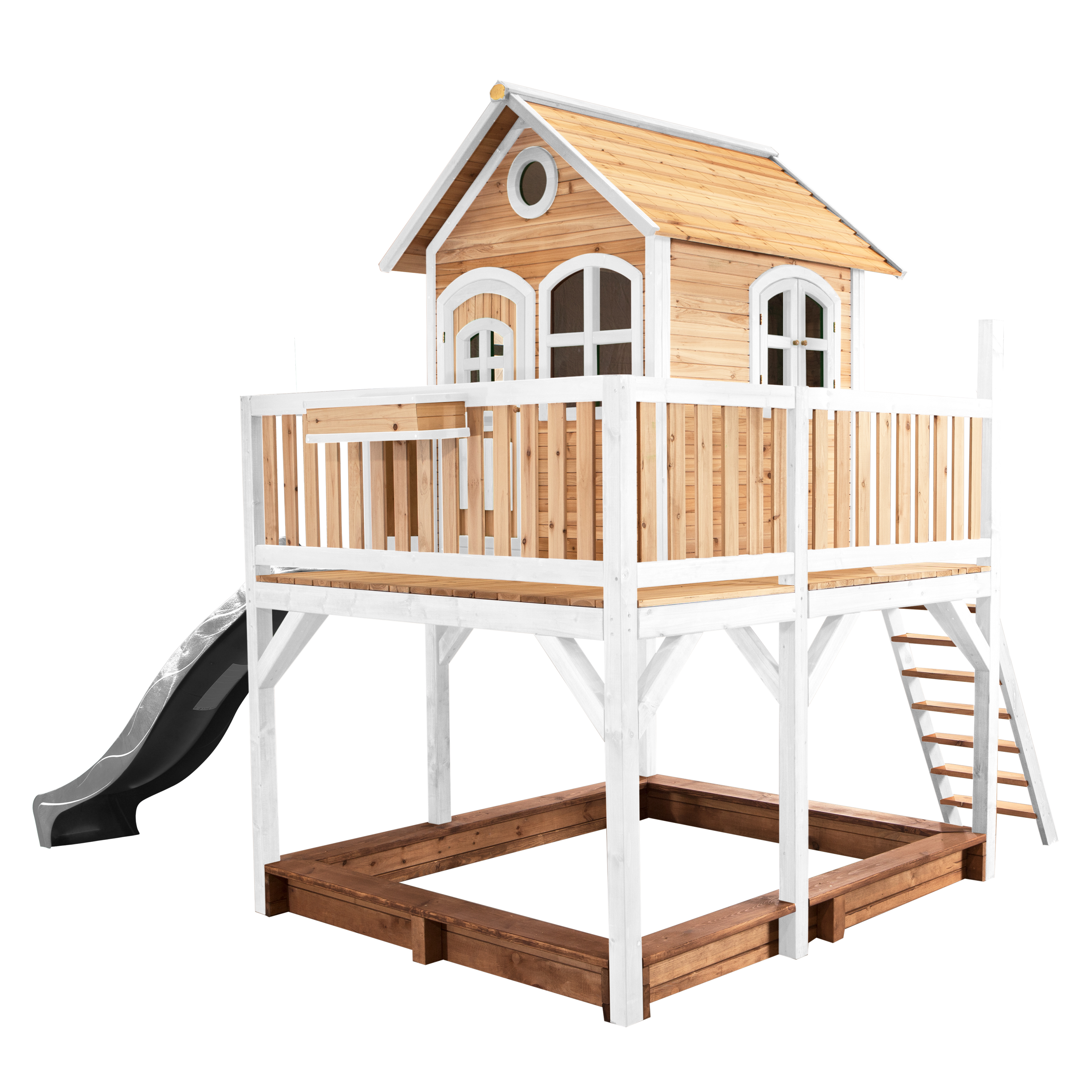 AXI Liam Playhouse Brown/White - Grey Slide