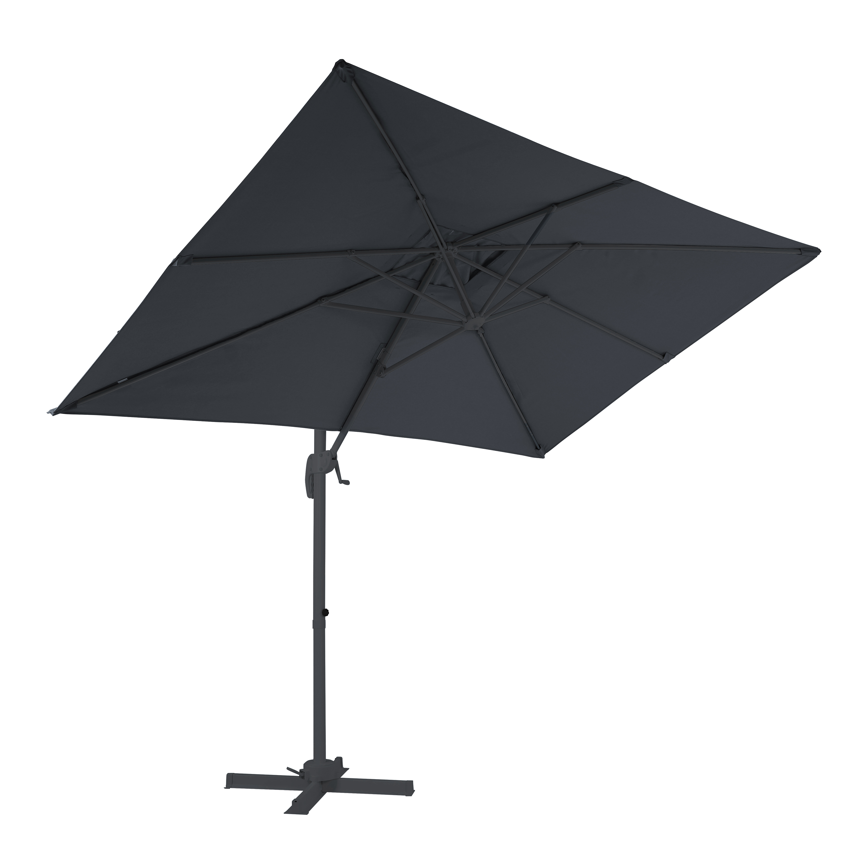 AXI Coco Floating Parasol 200x300 Anthracite/Grey 
