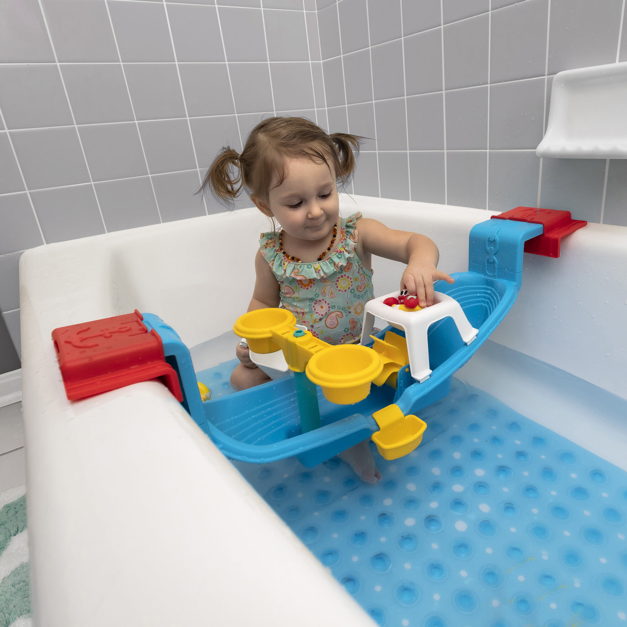 Step2 Nautical Rain Showers Bath Set-0733538414093 Step2 Nautical Rain Showers Bath Set