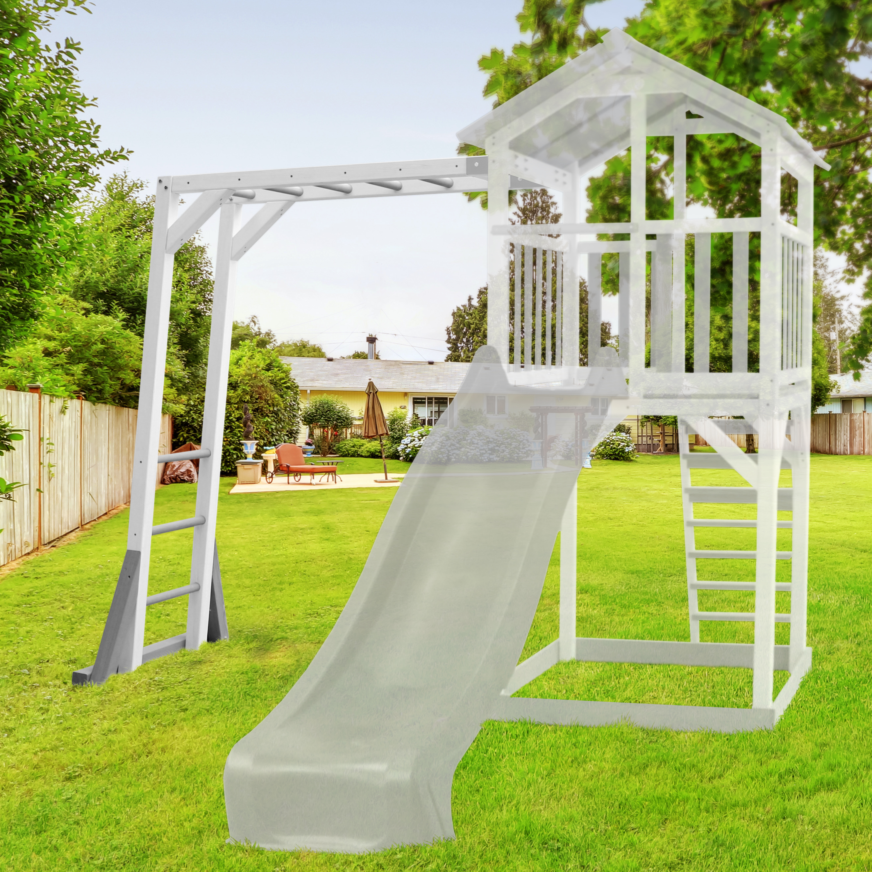 AXI Climbing Frame for Beach Tower - Grey/White