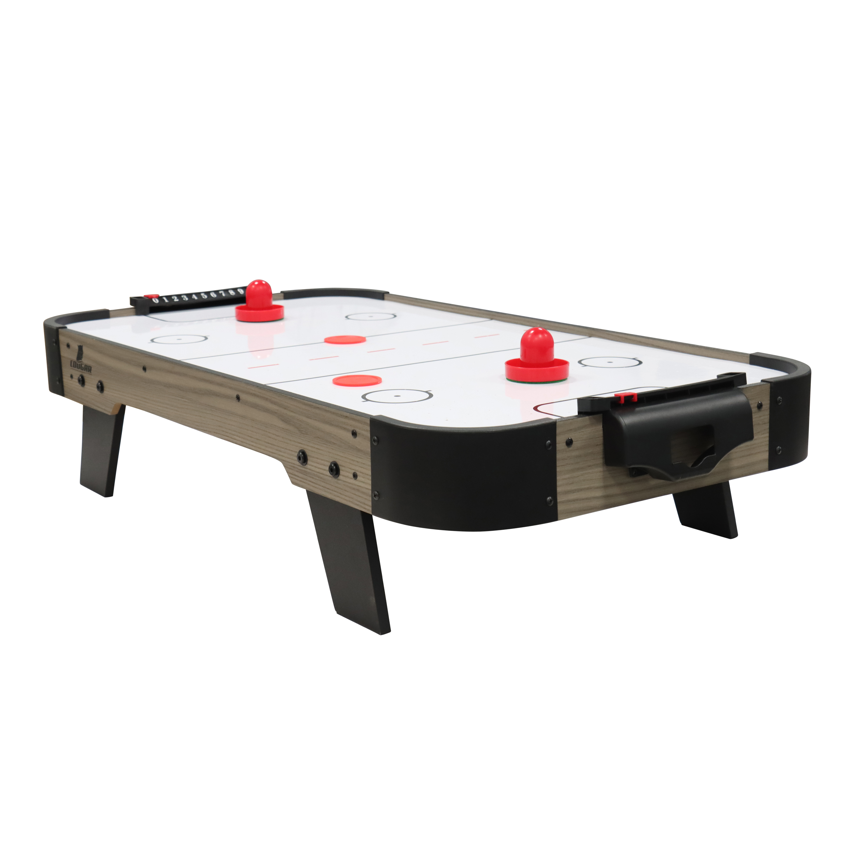 Cougar Air Hockey Table Mini 3ft Oak/Grey