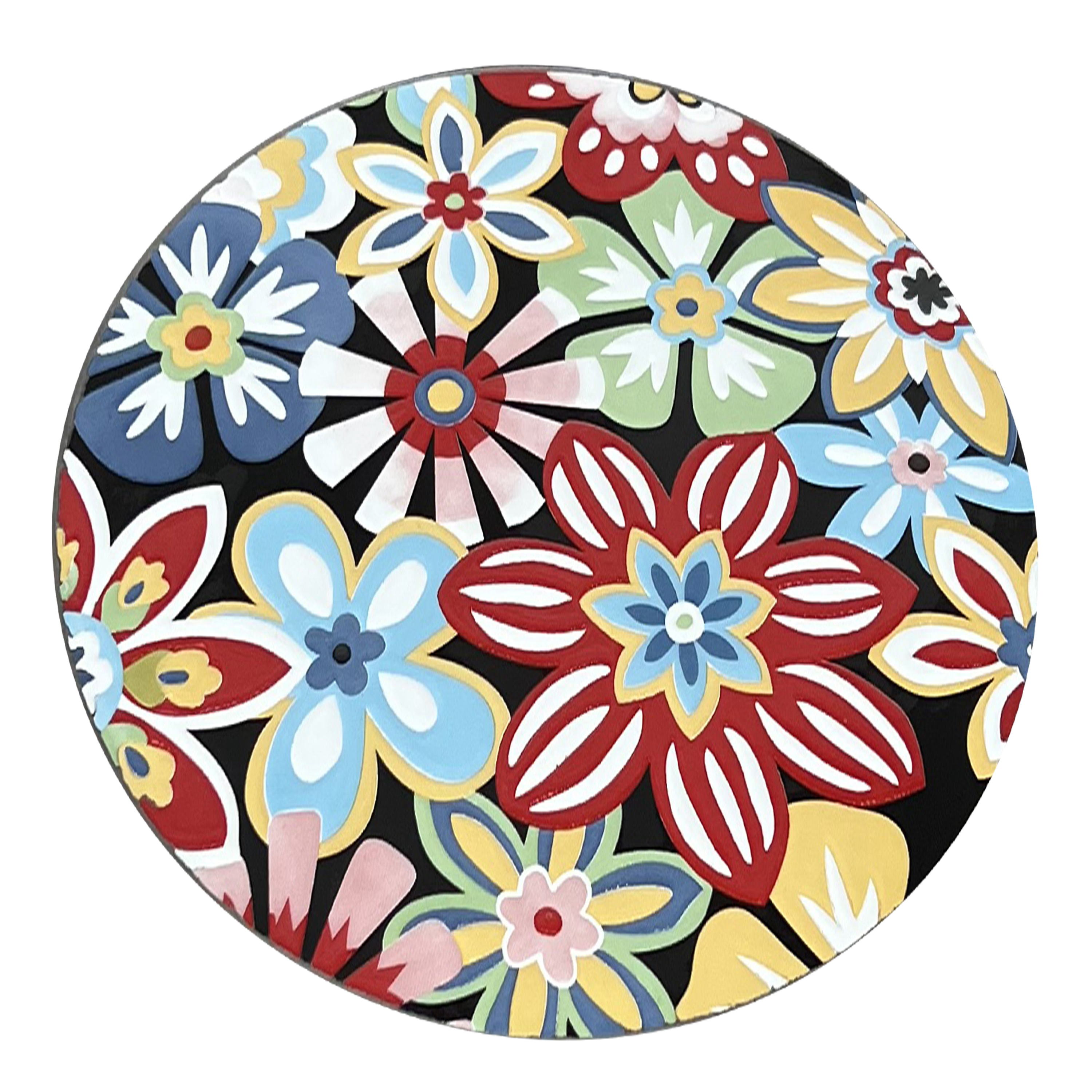 AXI Amélie Bistro Chairs Foldable Fiesta Flower – Set 2 pieces