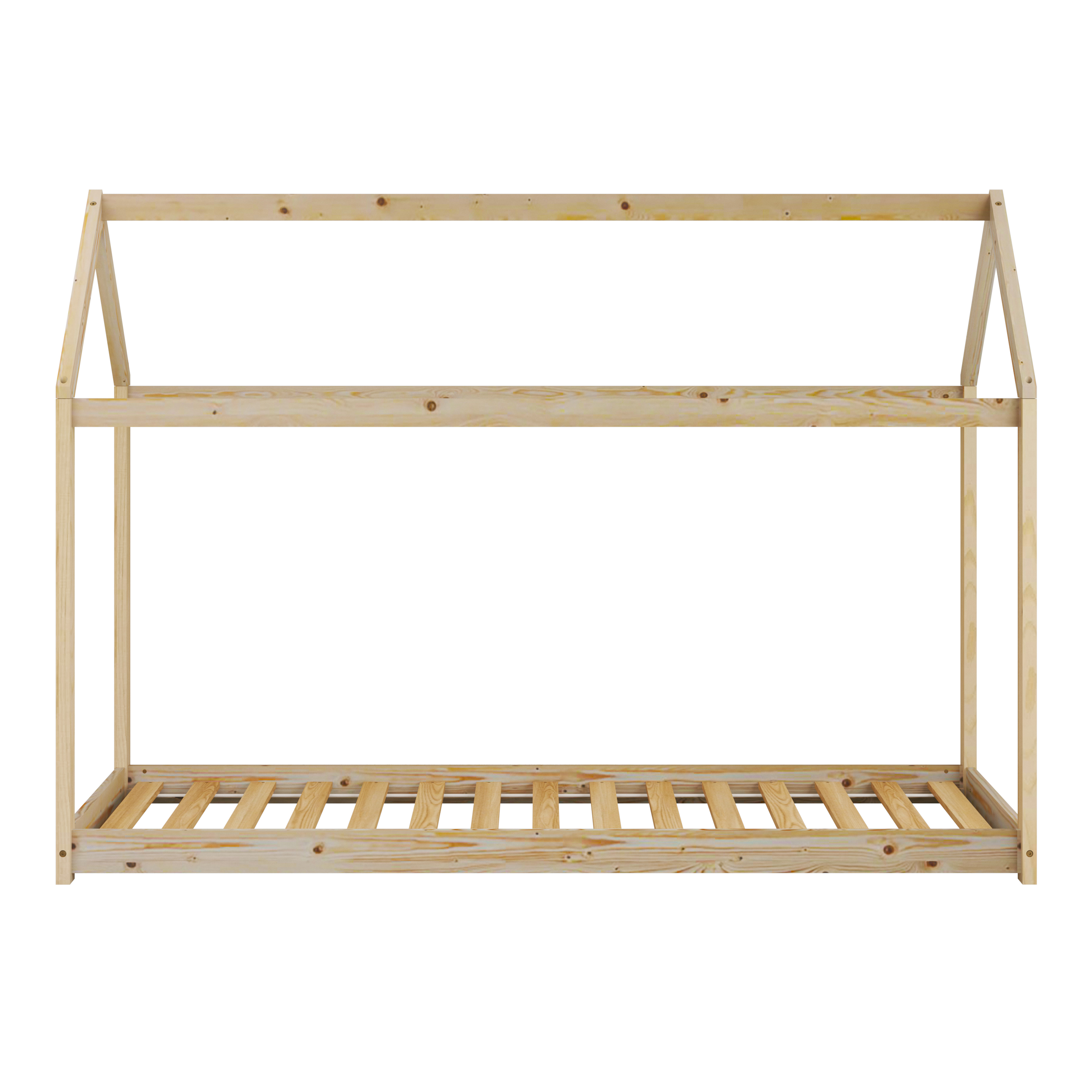 Sunny Zoey House Bed Natural – Without Mattress